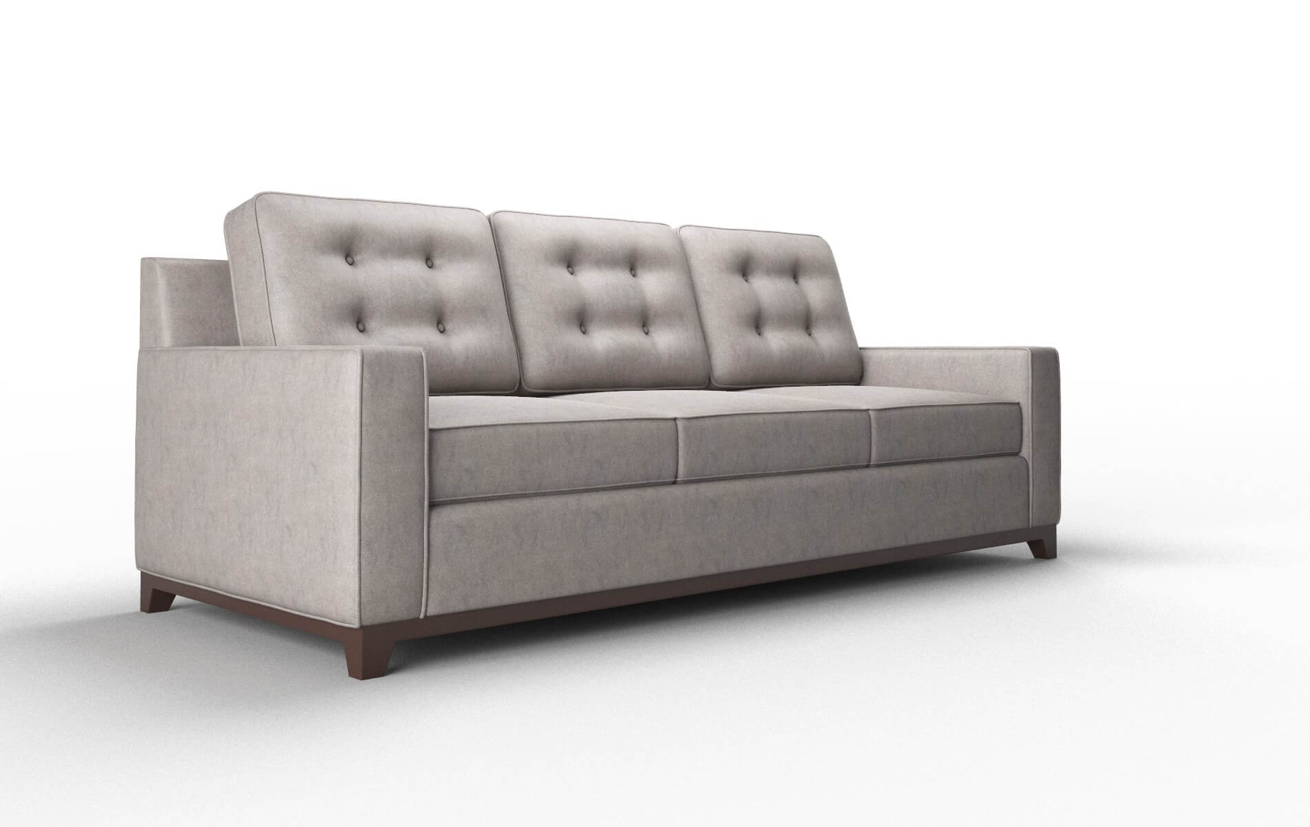 Alexandria Suave Slate Sofa espresso legs 2