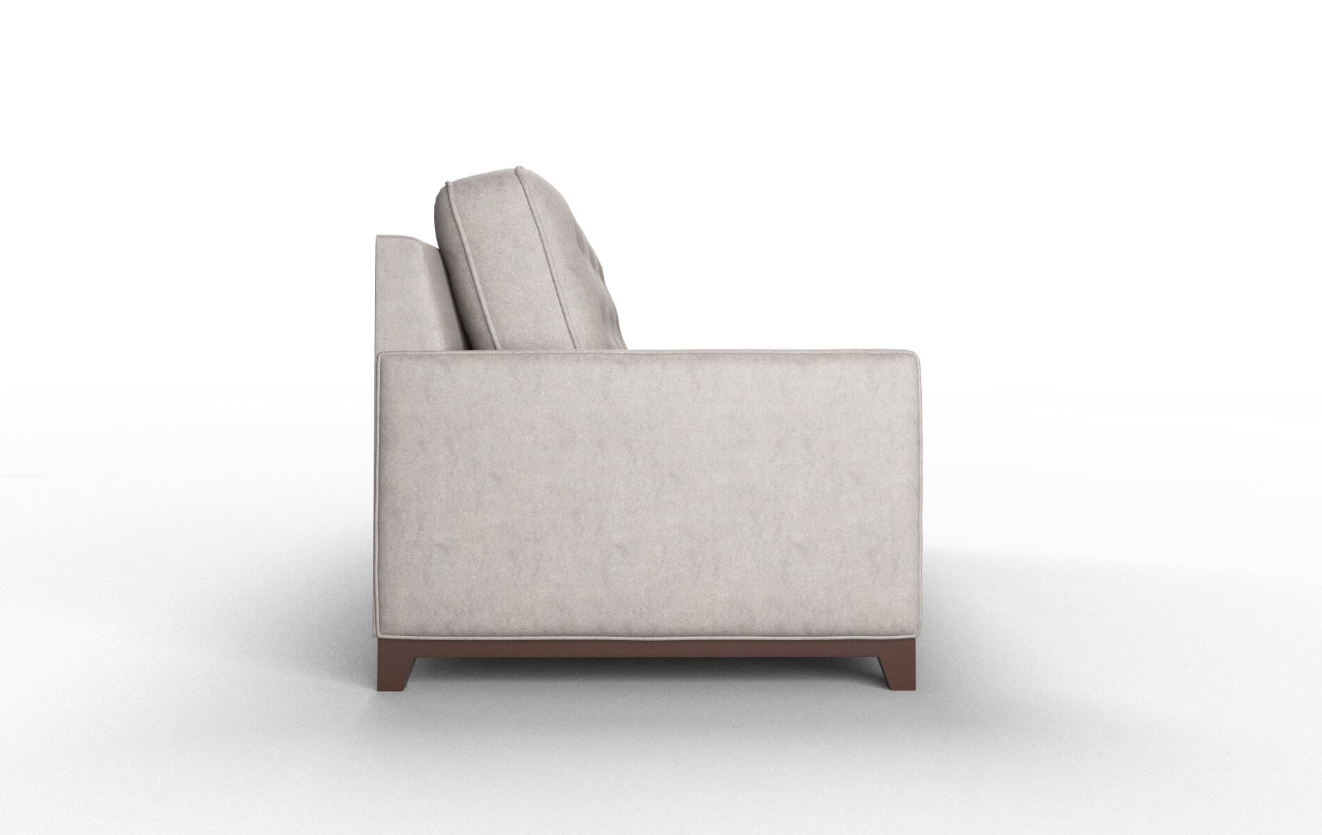 Alexandria Suave Slate Sofa espresso legs 3