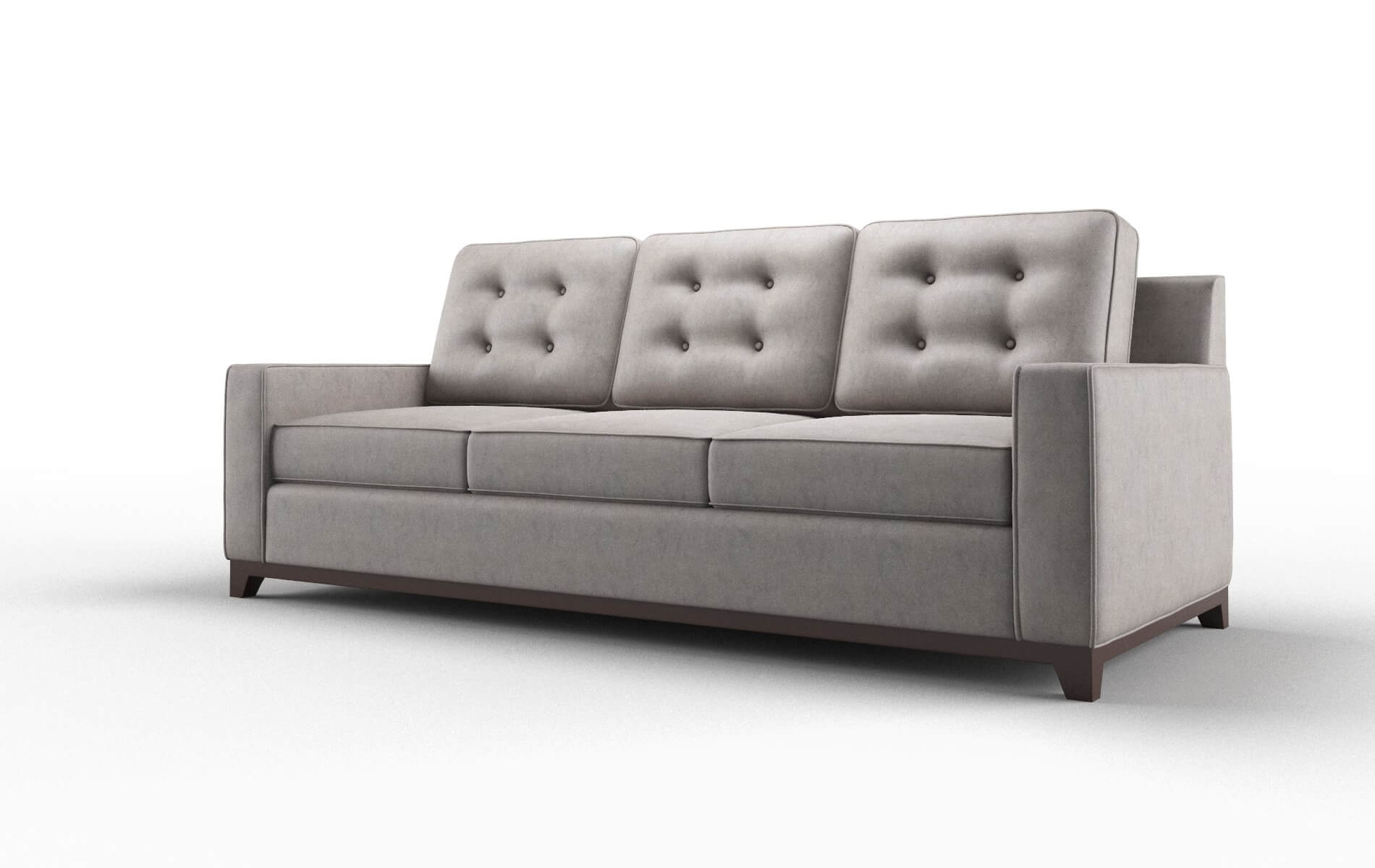 Alexandria Suave Slate Sofa espresso legs 4