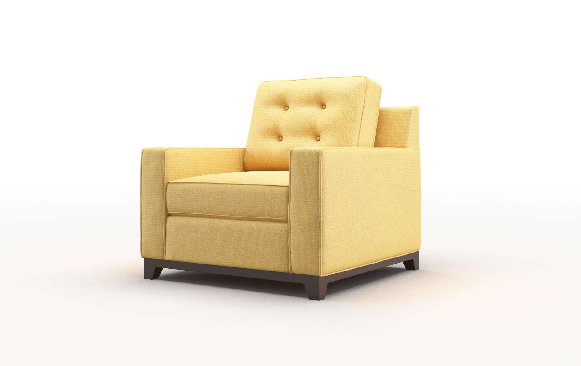 Alexandria Tess Turmeric Chair espresso legs 4