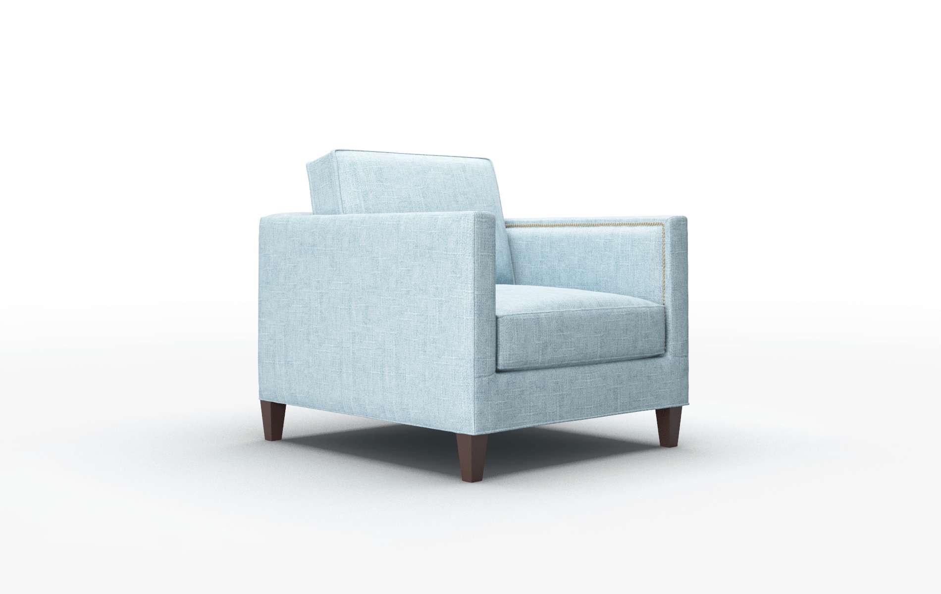 Alps Atlas Turquoise Chair espresso legs 2