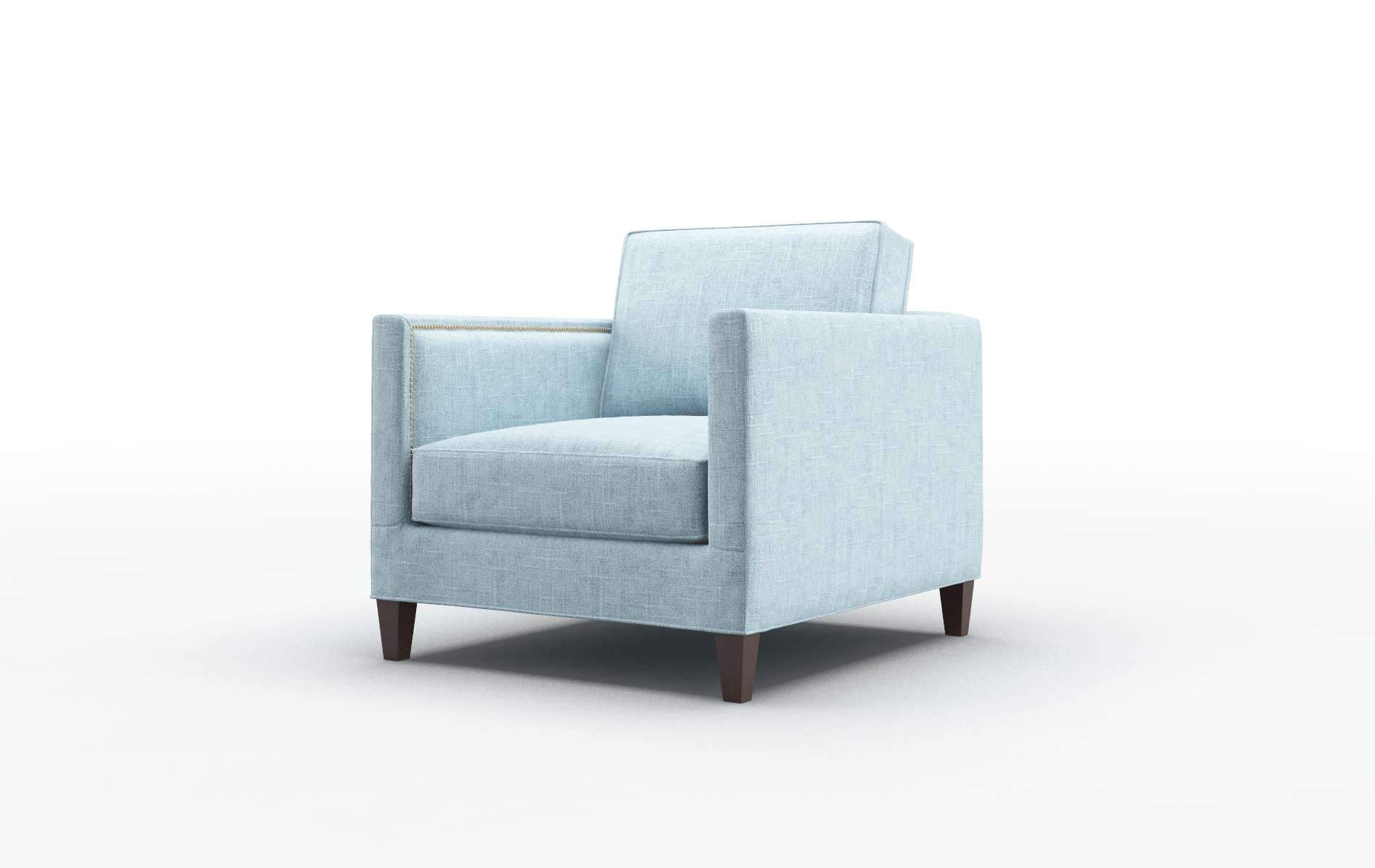 Alps Atlas Turquoise Chair espresso legs 4