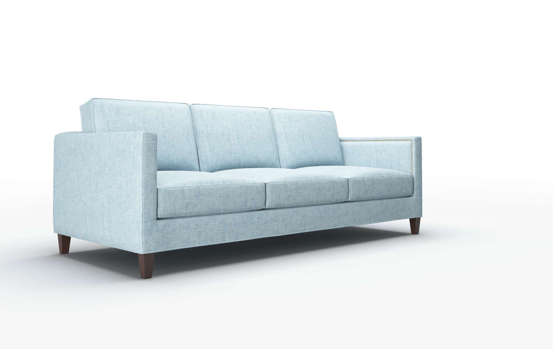 Alps Atlas Turquoise Sofa espresso legs 2