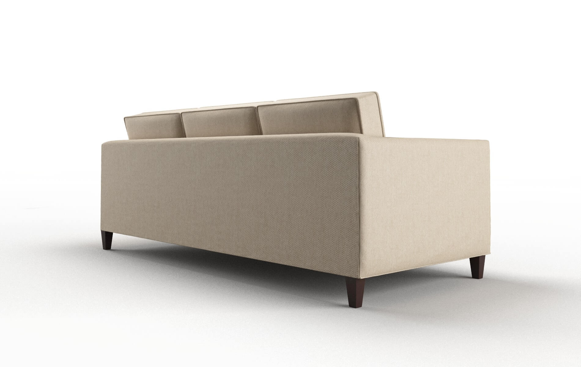 Alps Avenger Burlap Sofa espresso legs 5