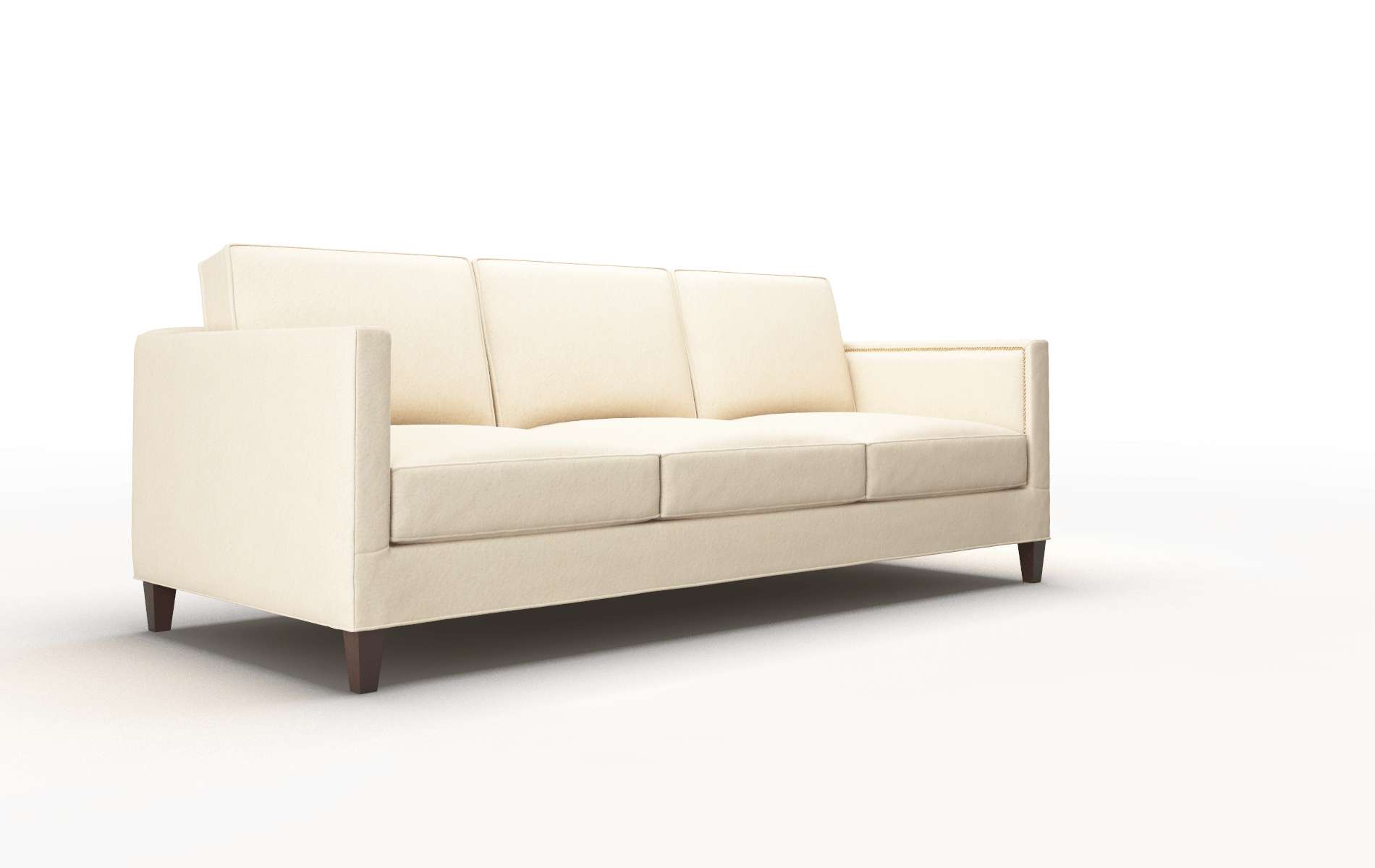 Alps Bella Buckwheat Sofa espresso legs 2