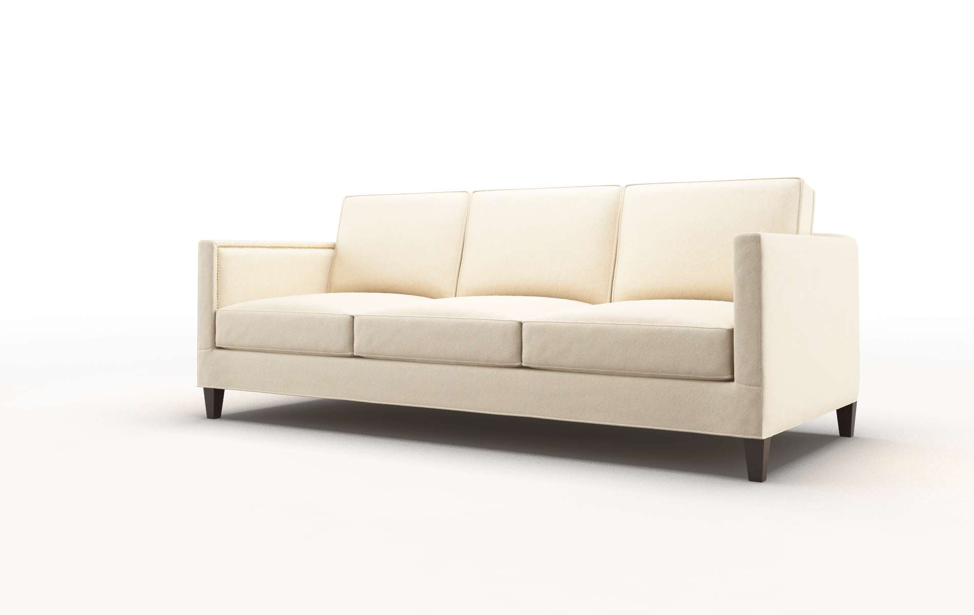 Alps Bella Buckwheat Sofa espresso legs 4