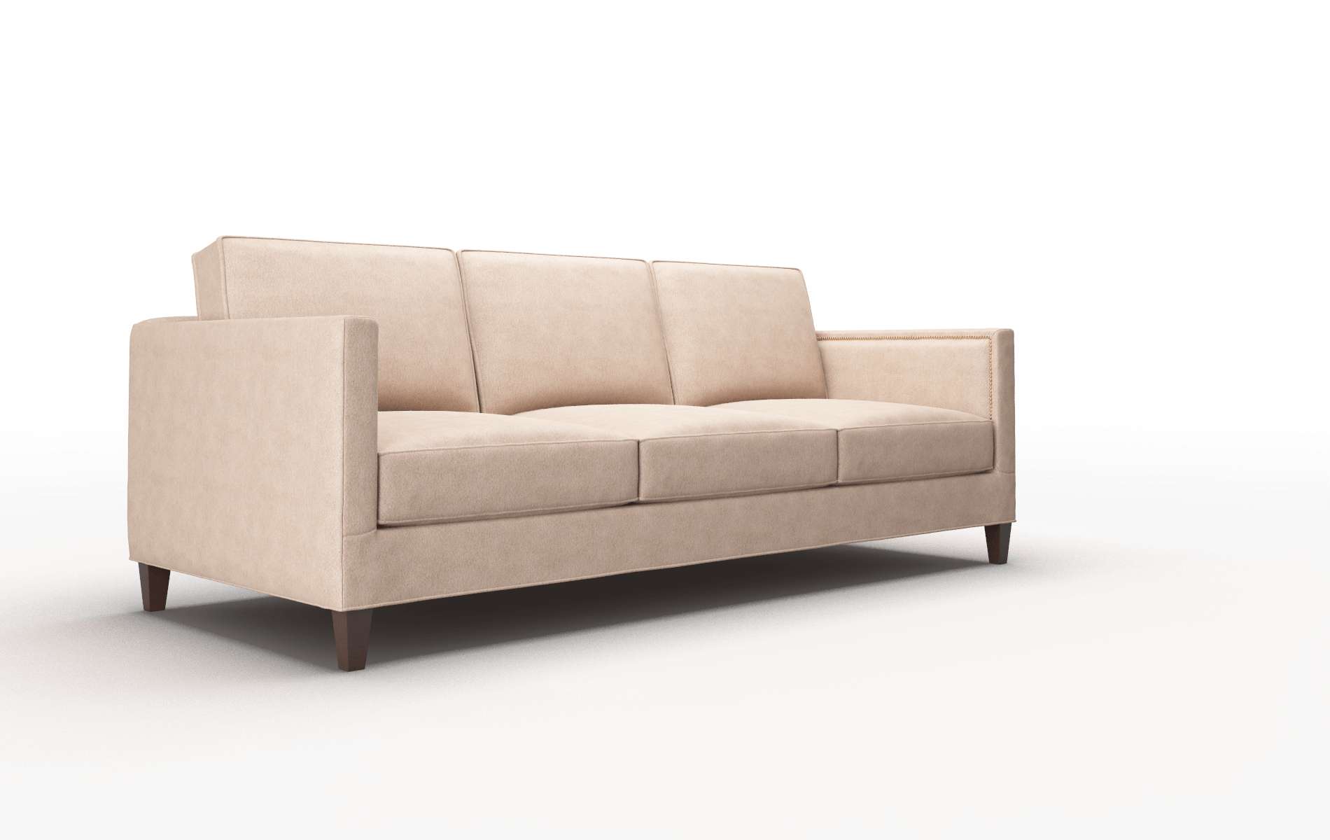 Alps Bella Cocoa Sofa espresso legs 2
