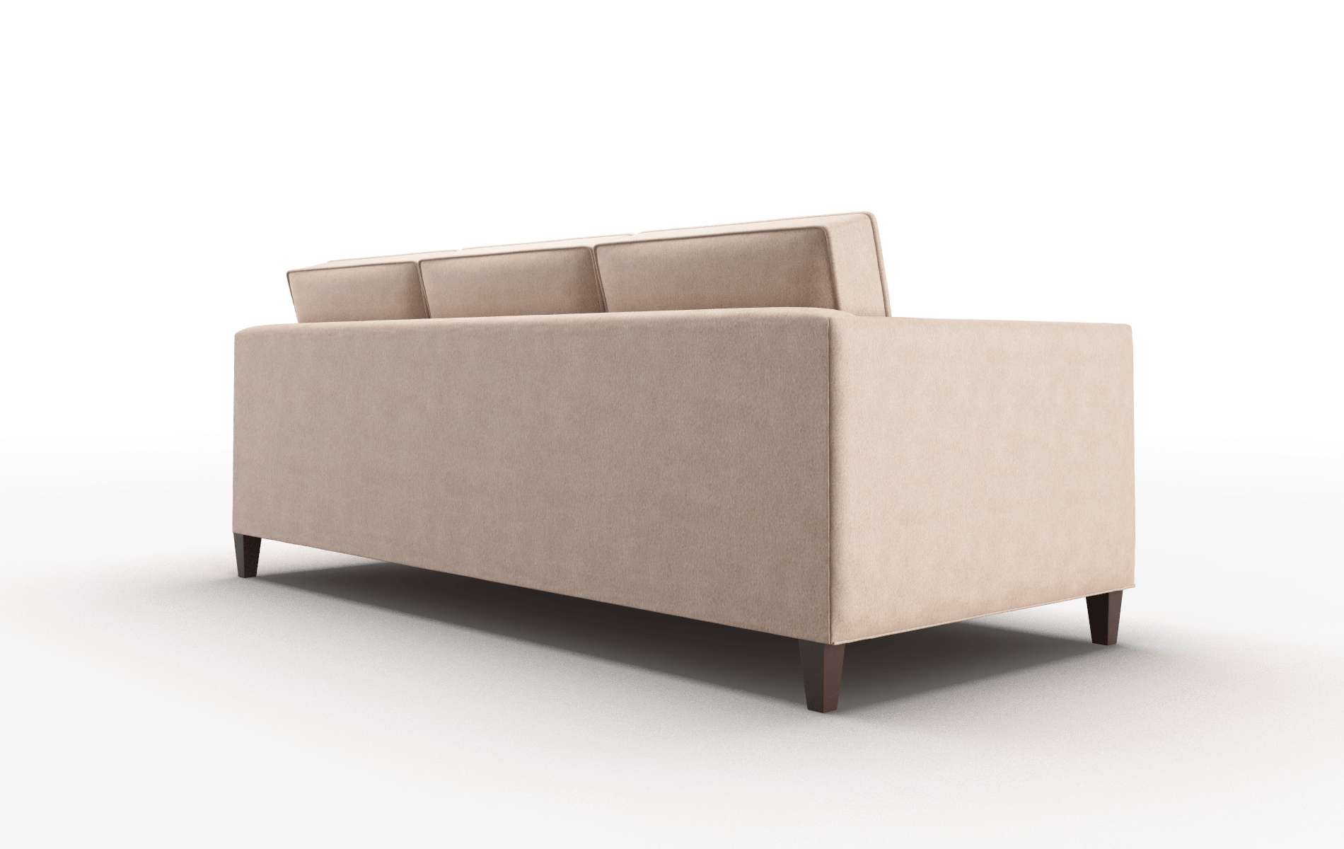 Alps Bella Cocoa Sofa espresso legs 5