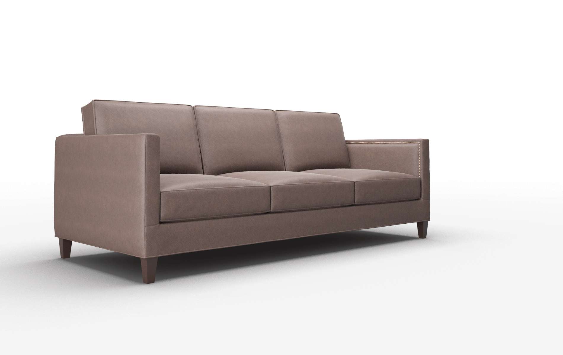 Alps Bella Espresso Sofa espresso legs 2