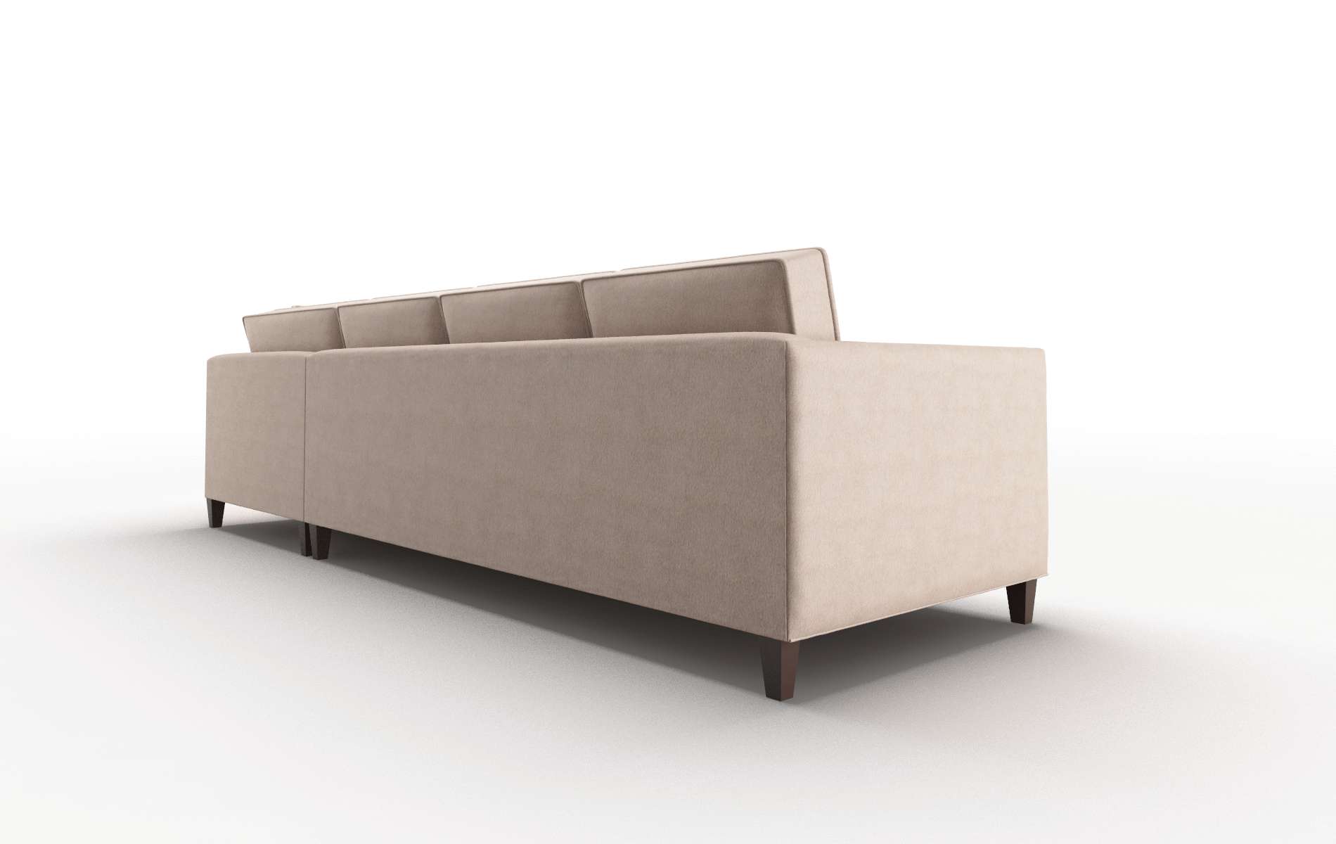 Alps Bella Pewter Panel espresso legs 5