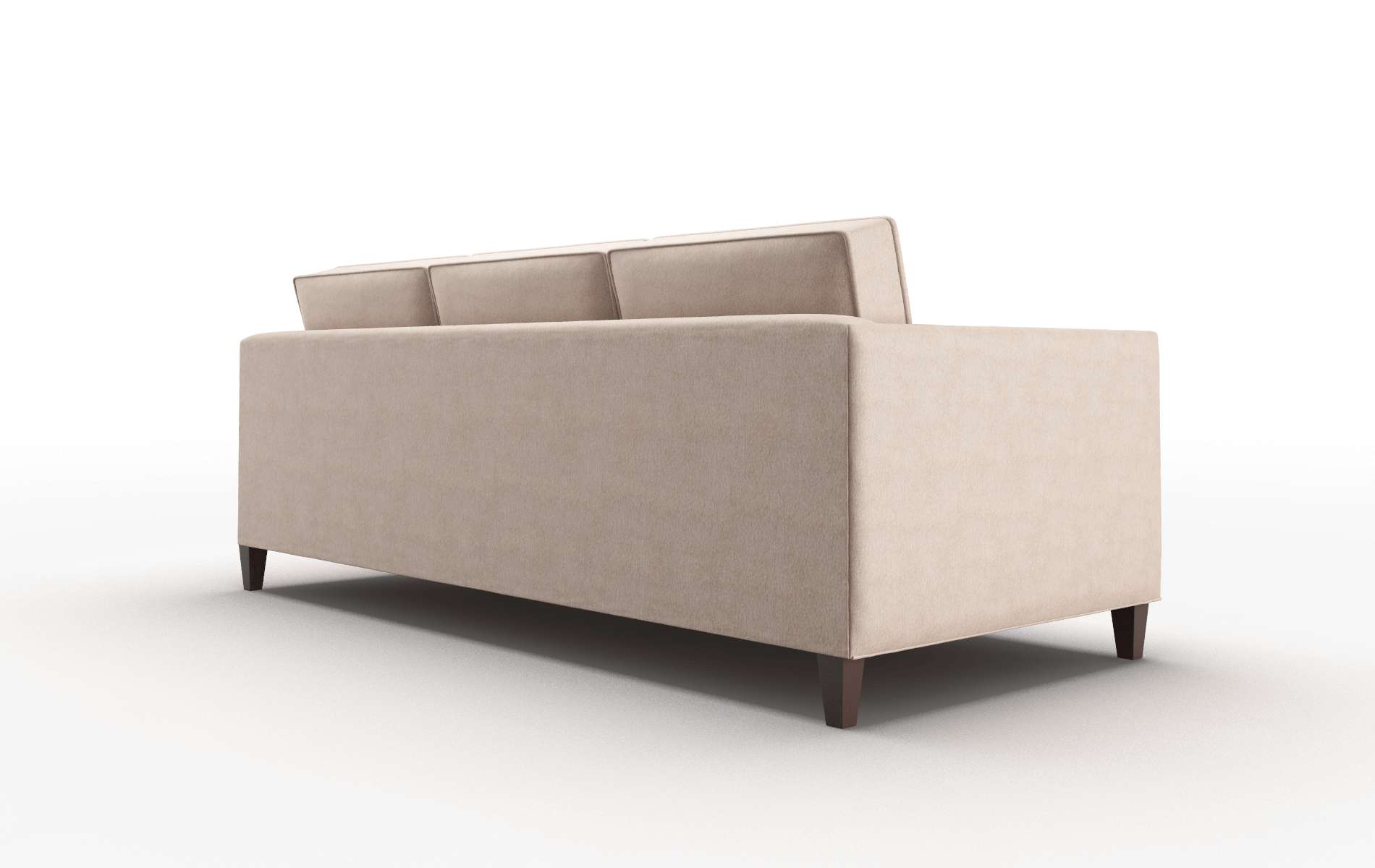 Alps Bella Pewter Sofa espresso legs 5