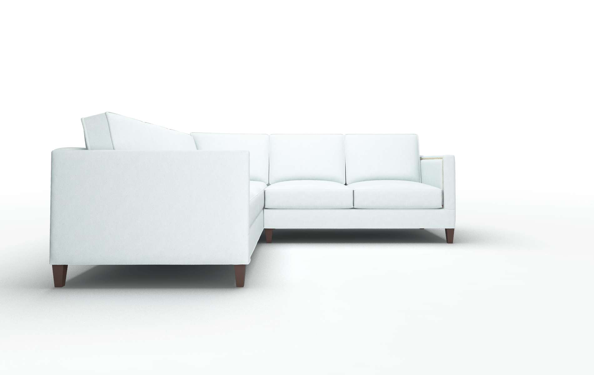 Alps Bella Skylight Sectional espresso legs 2
