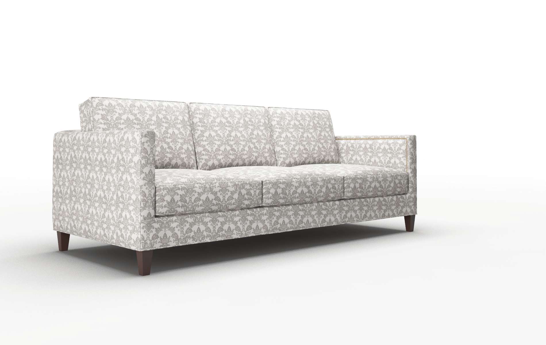 Alps Bergamo Dove Sofa espresso legs 2