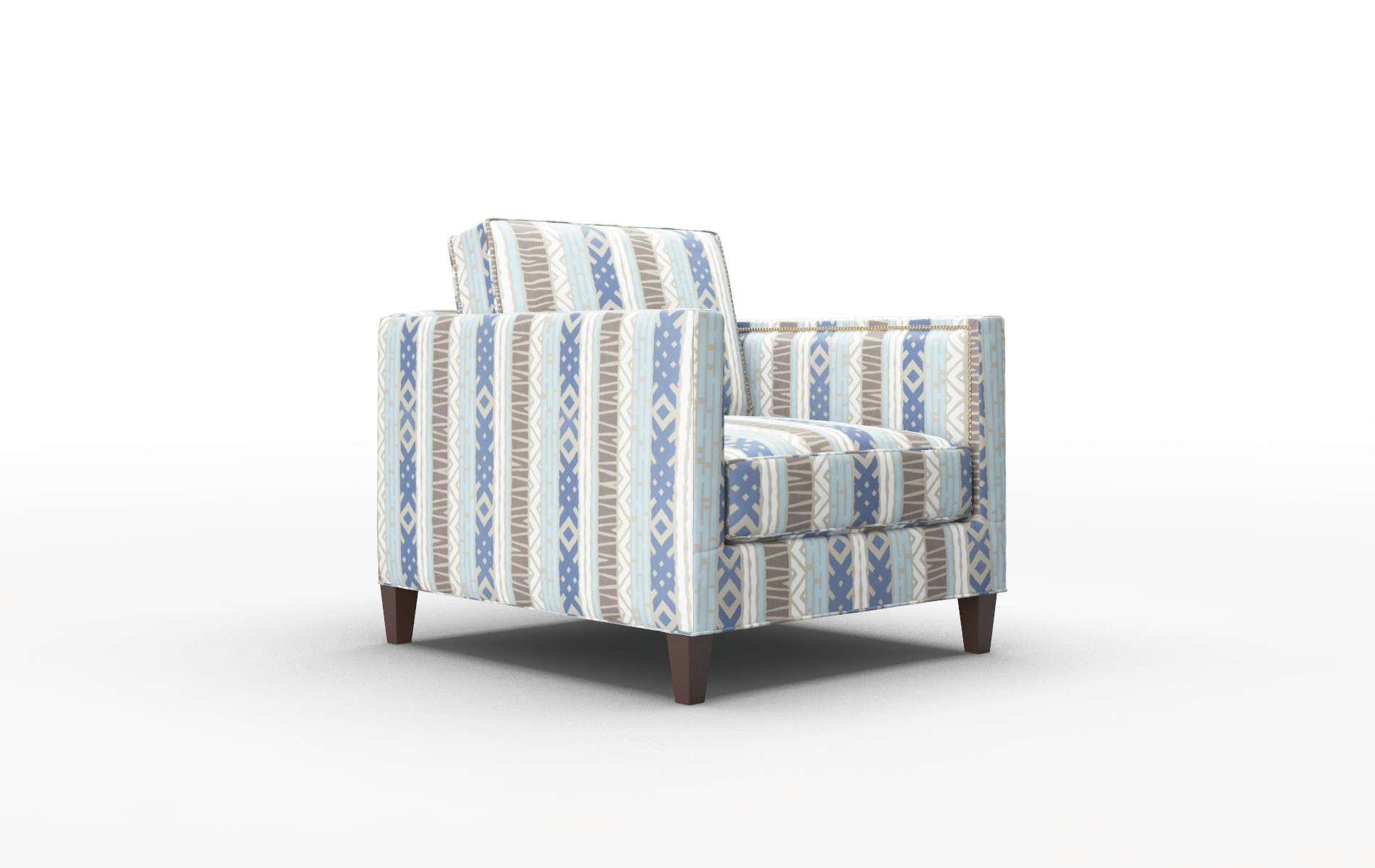 Alps Bodhi Indigo Chair espresso legs 2
