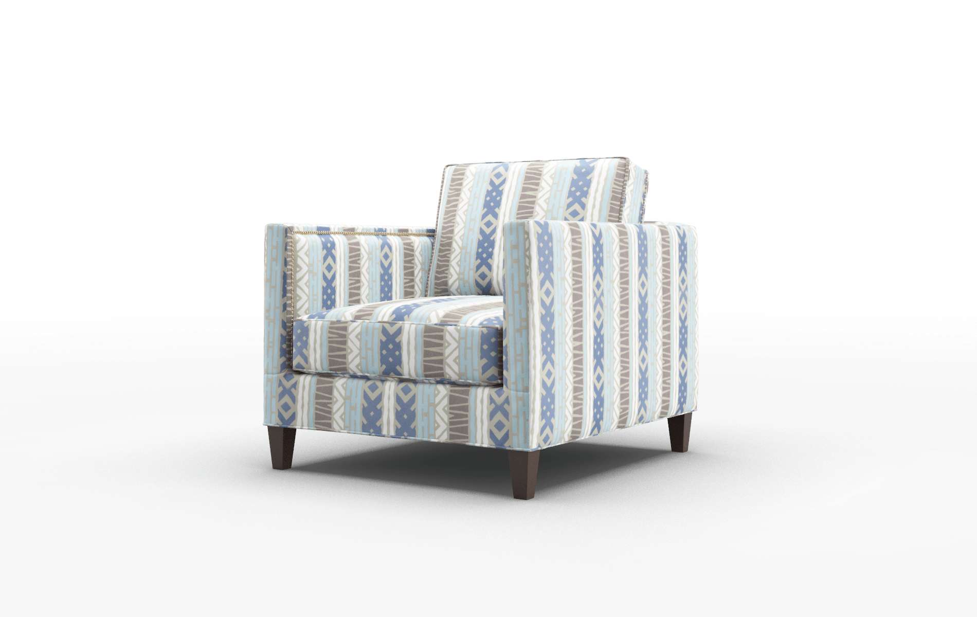 Alps Bodhi Indigo Chair espresso legs 4