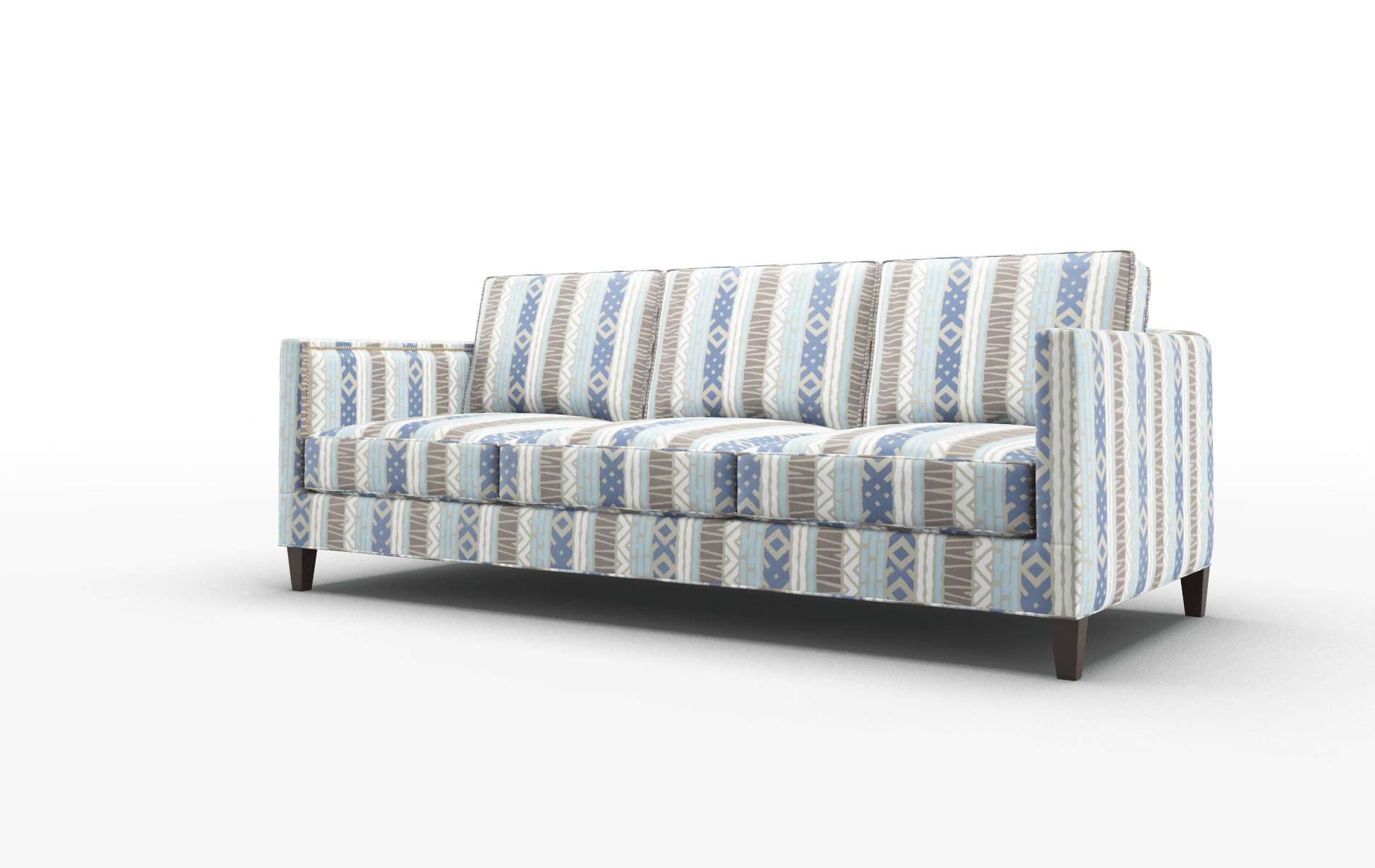 Alps Bodhi Indigo Sofa espresso legs 4