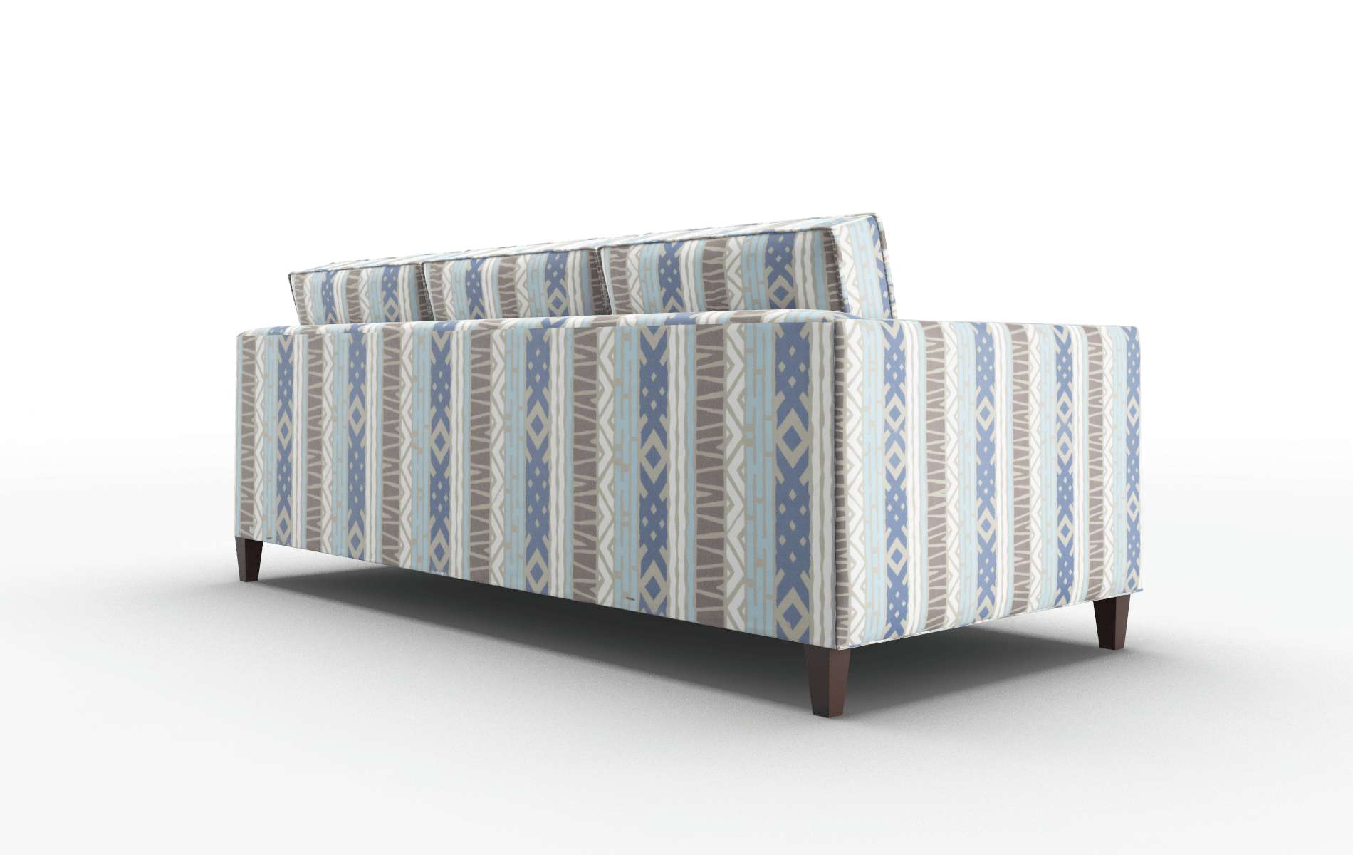Alps Bodhi Indigo Sofa espresso legs 5