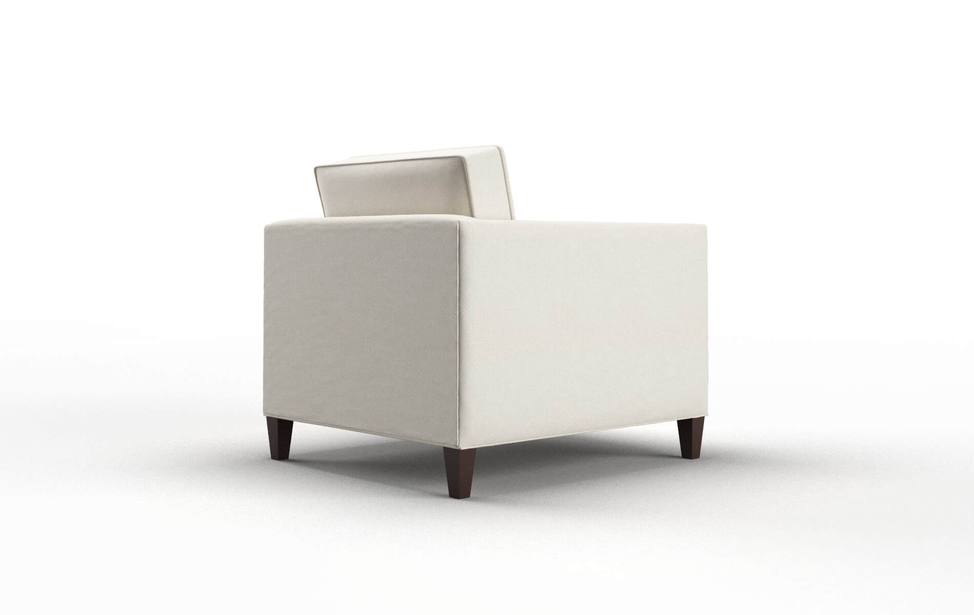 Alps Bungalow Ivory Chair espresso legs 5