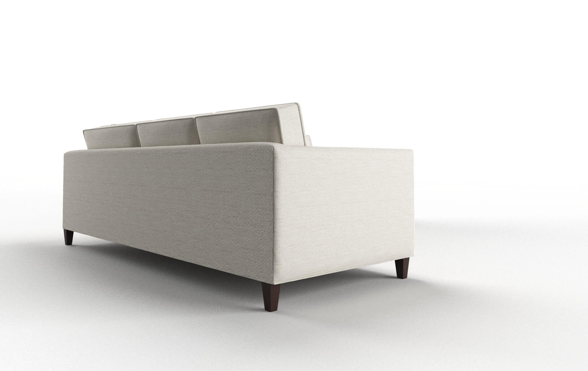 Alps Catalina Linen Sectional espresso legs 3