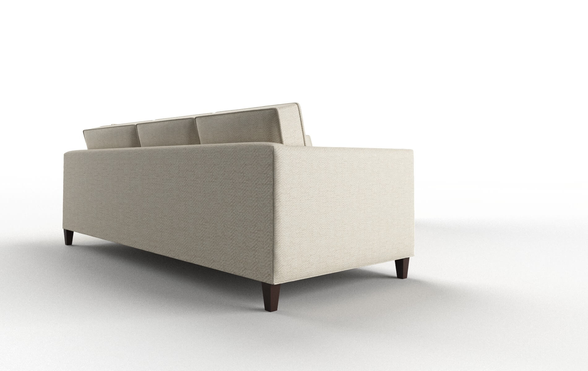 Alps Catalina Wheat Sectional espresso legs 3