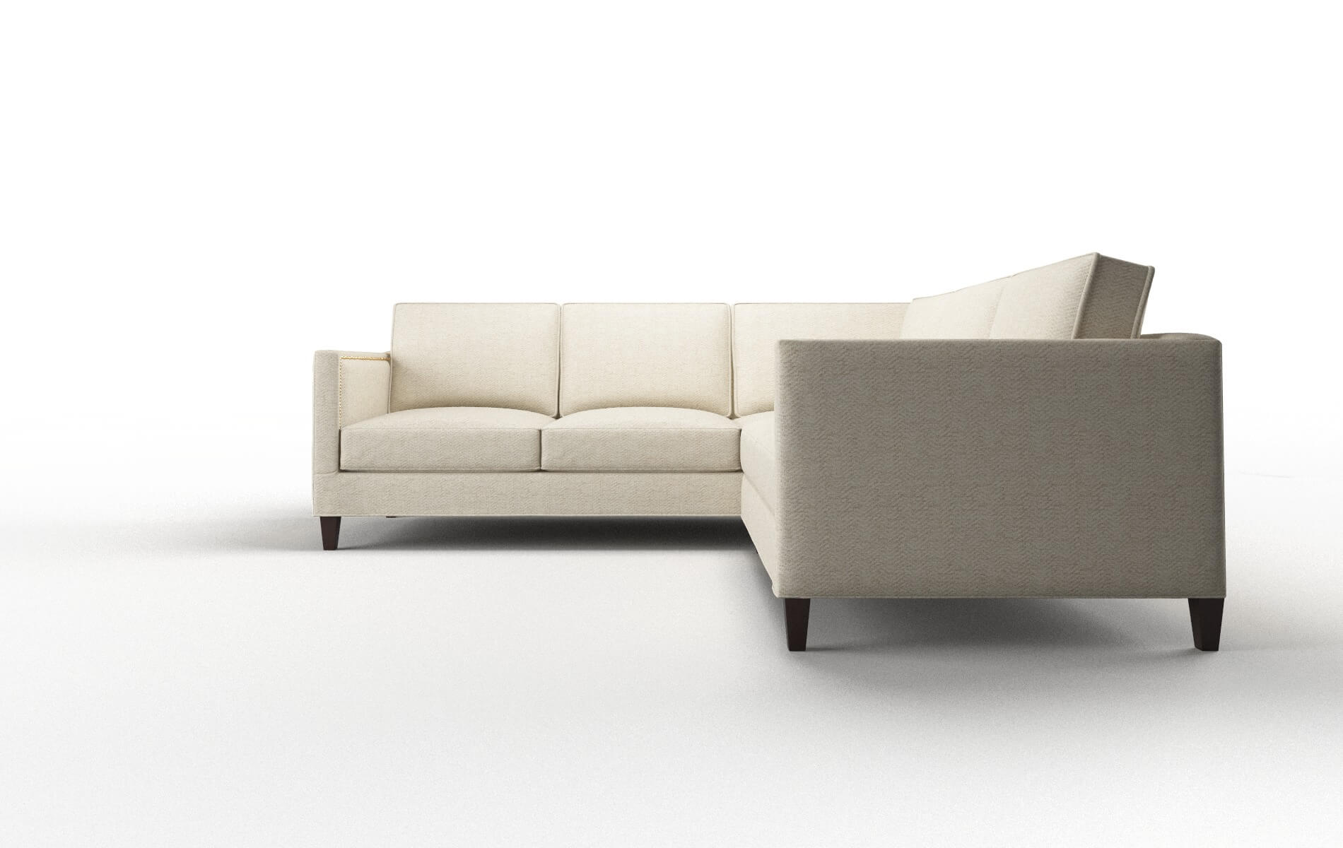 Alps Catalina Wheat Sectional espresso legs 5