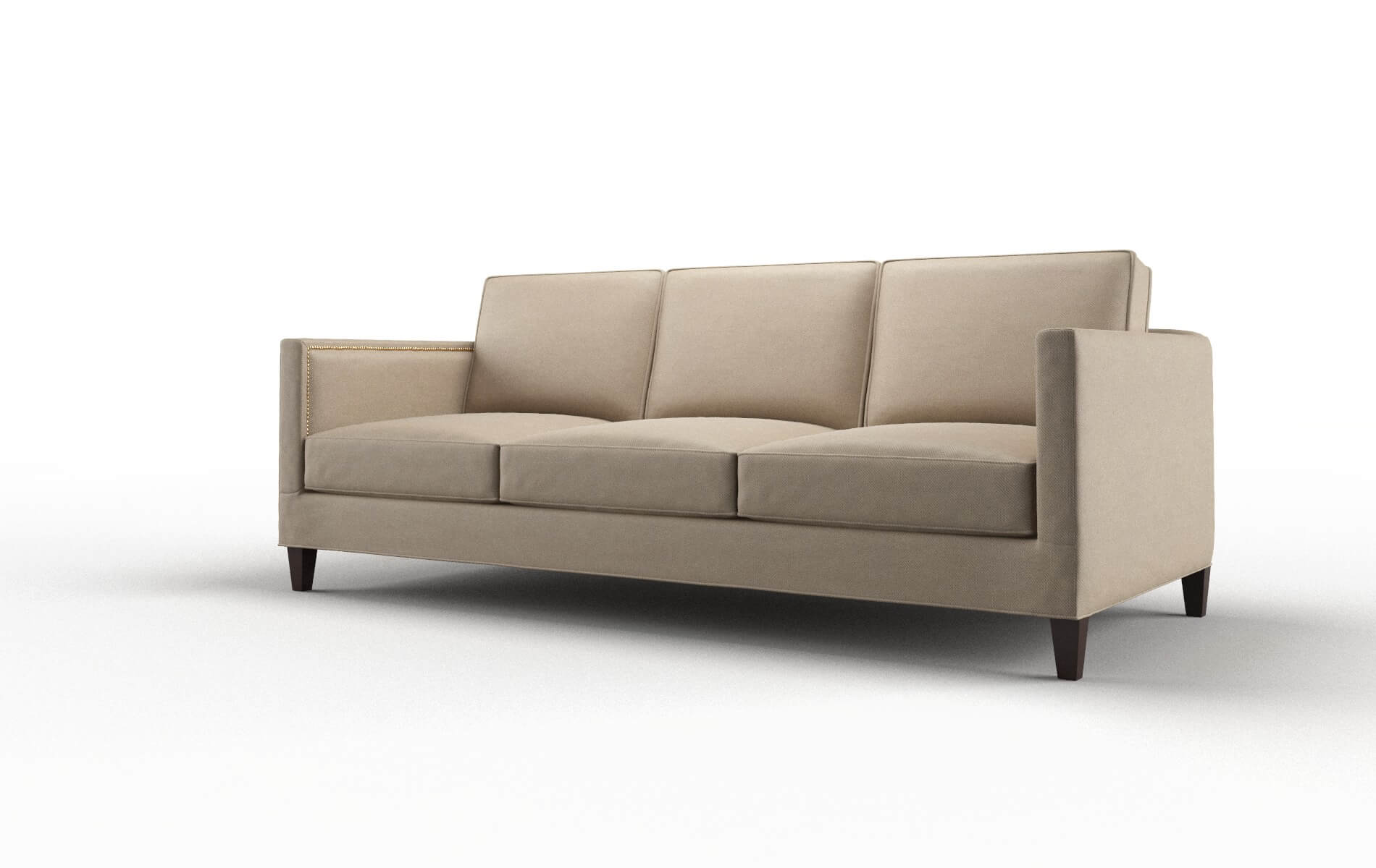Alps Chance Platinum Sofa espresso legs 4
