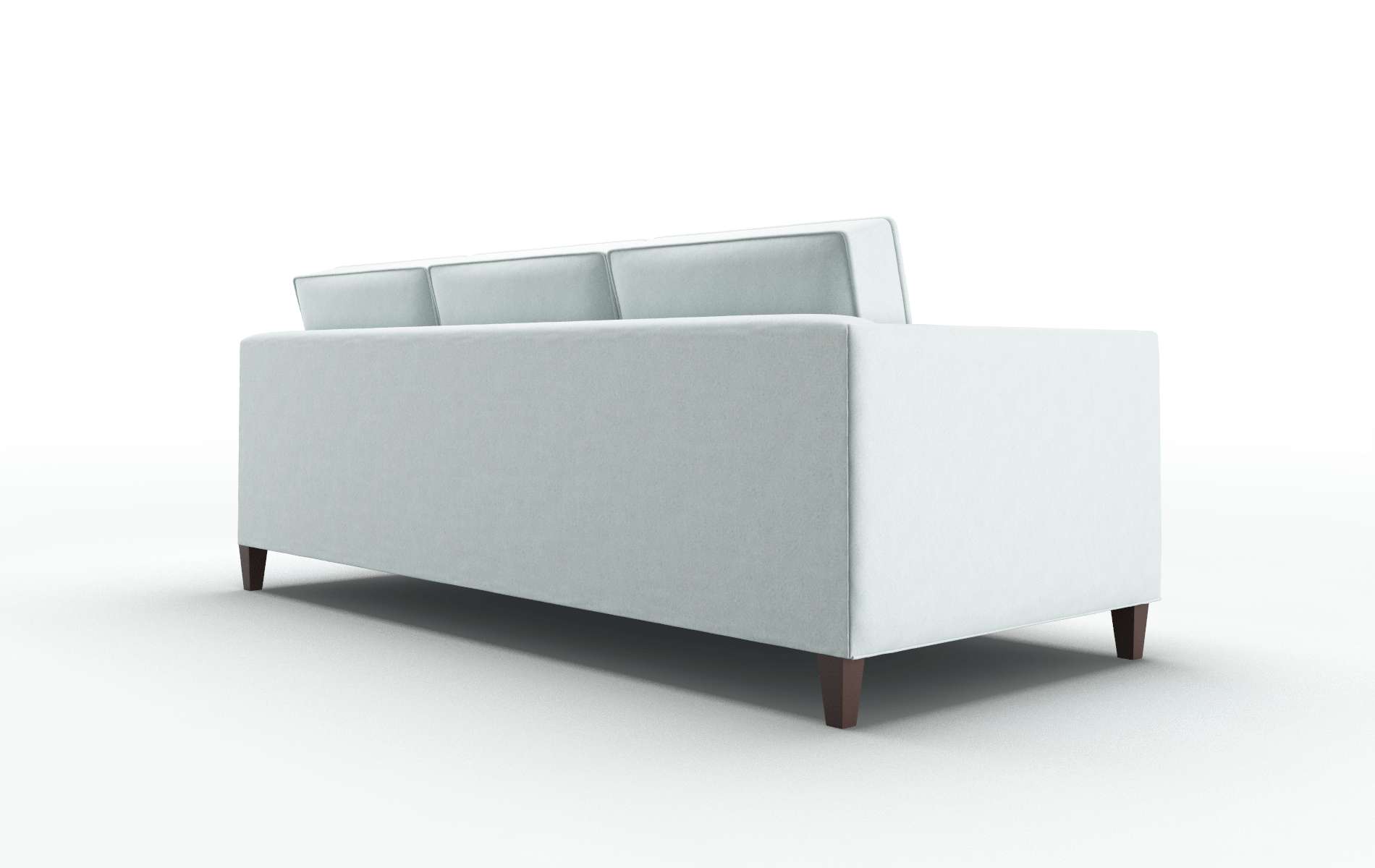 Alps Clyde Cornflower Sofa espresso legs 5