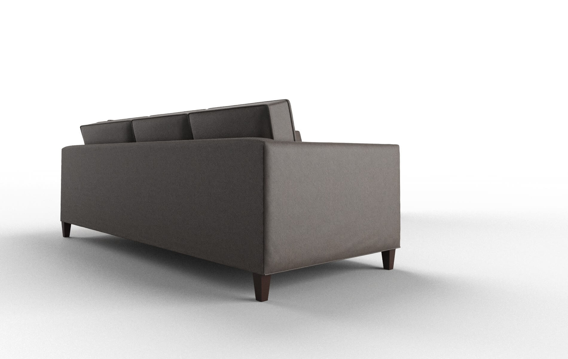 Alps Cosmo Chocolate Sectional espresso legs 3