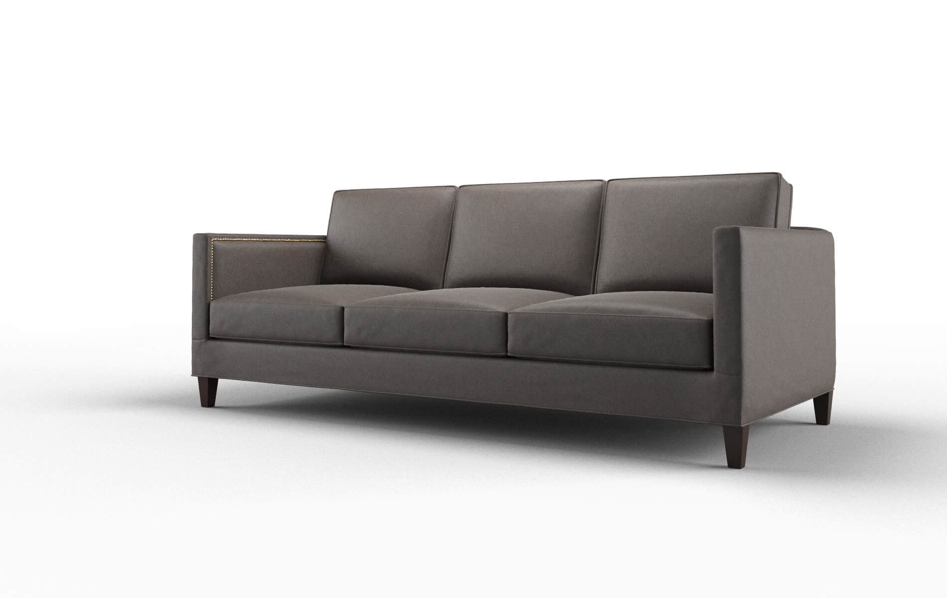 Alps Cosmo Chocolate Sofa espresso legs 4