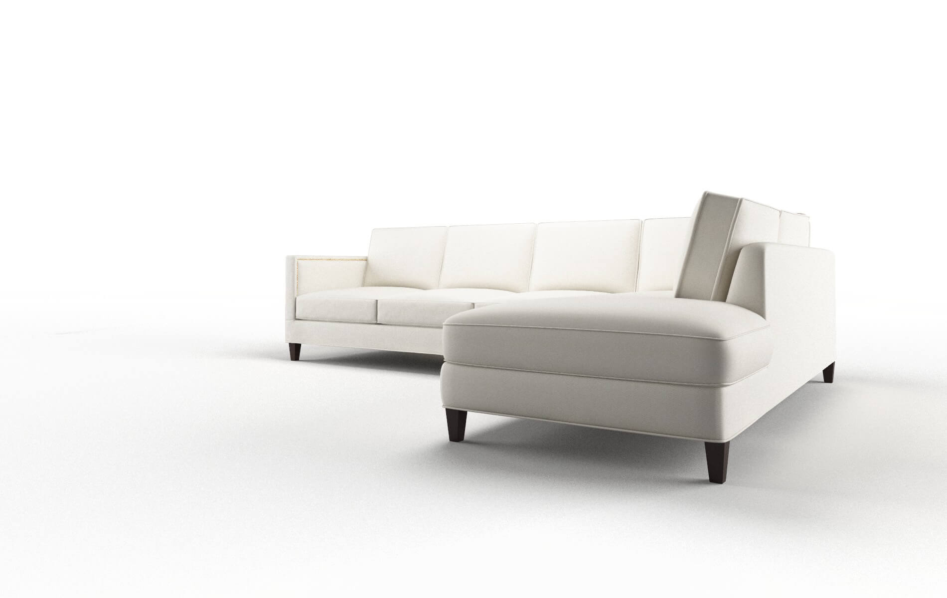 Alps Cosmo Ivory Panel espresso legs 4