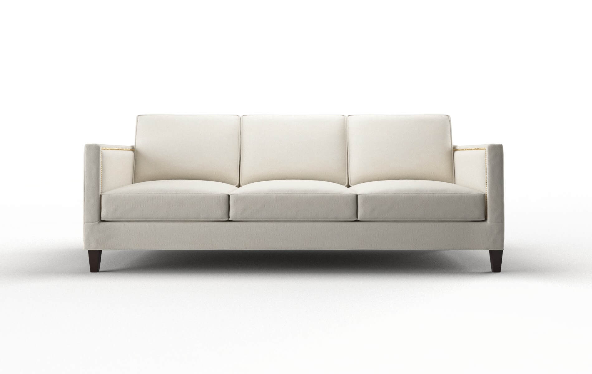 Alps Cosmo Sand Sofa espresso legs 1