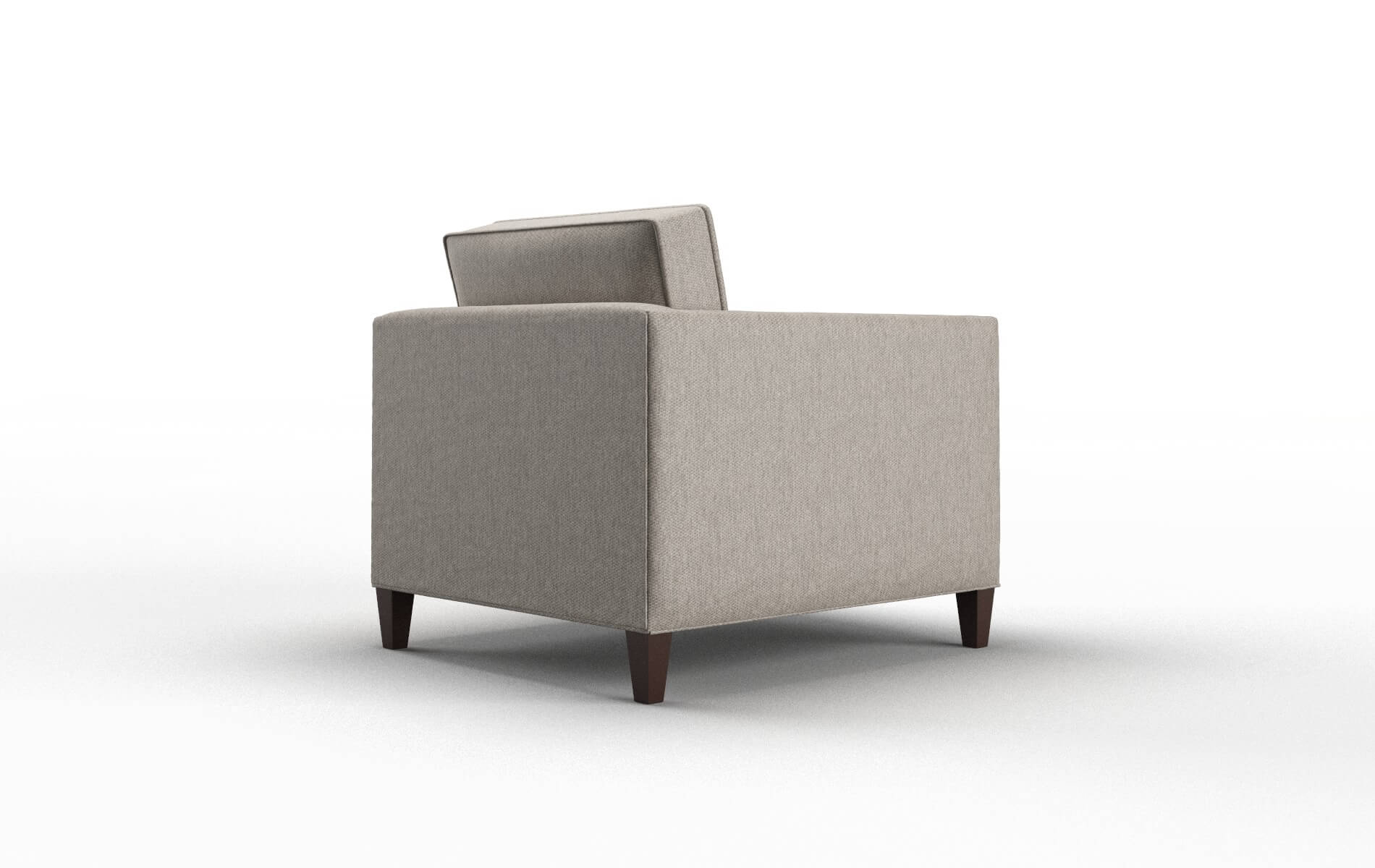 Alps Cosmo Taupe Chair espresso legs 5