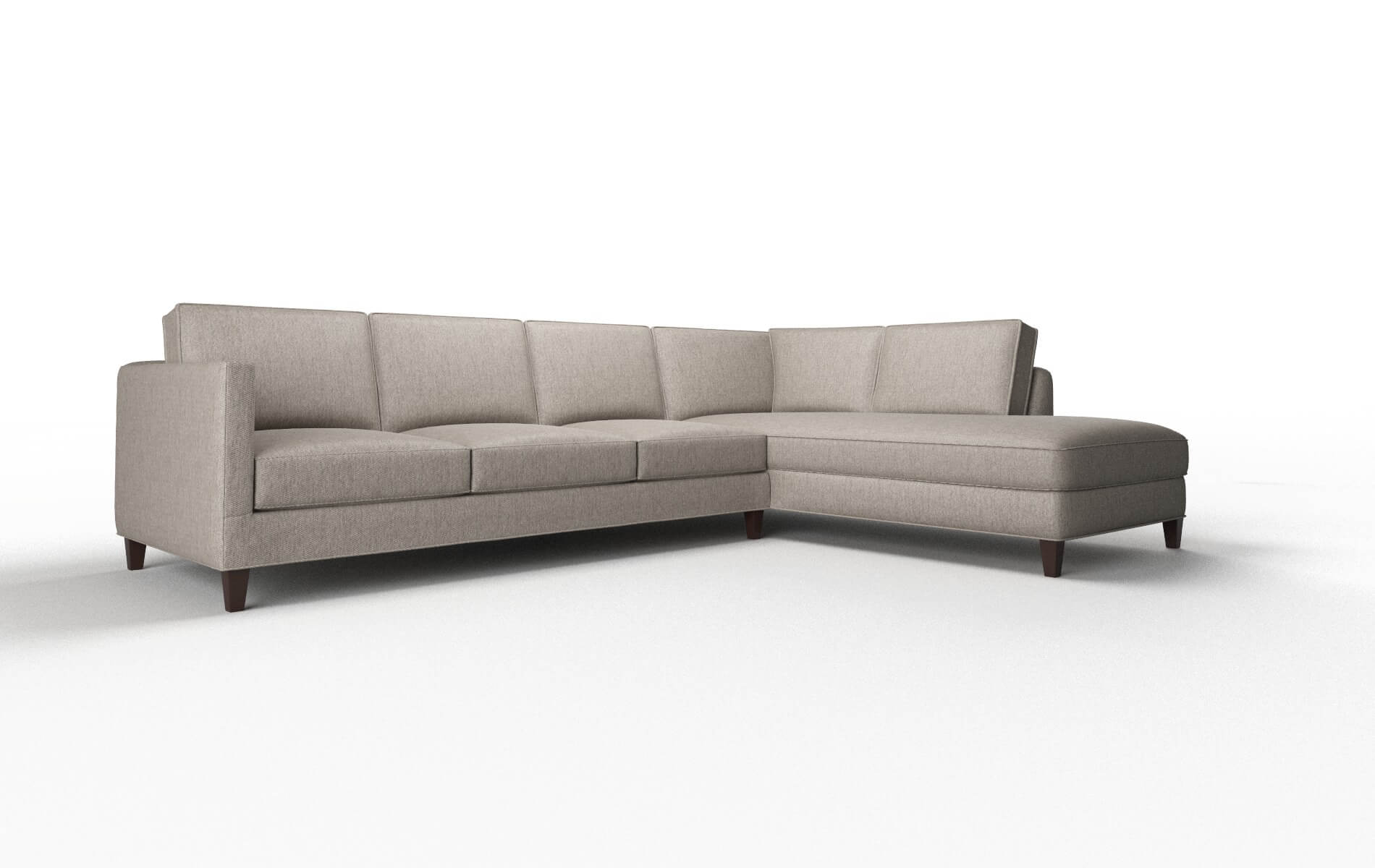 Alps Cosmo Taupe Panel espresso legs 2