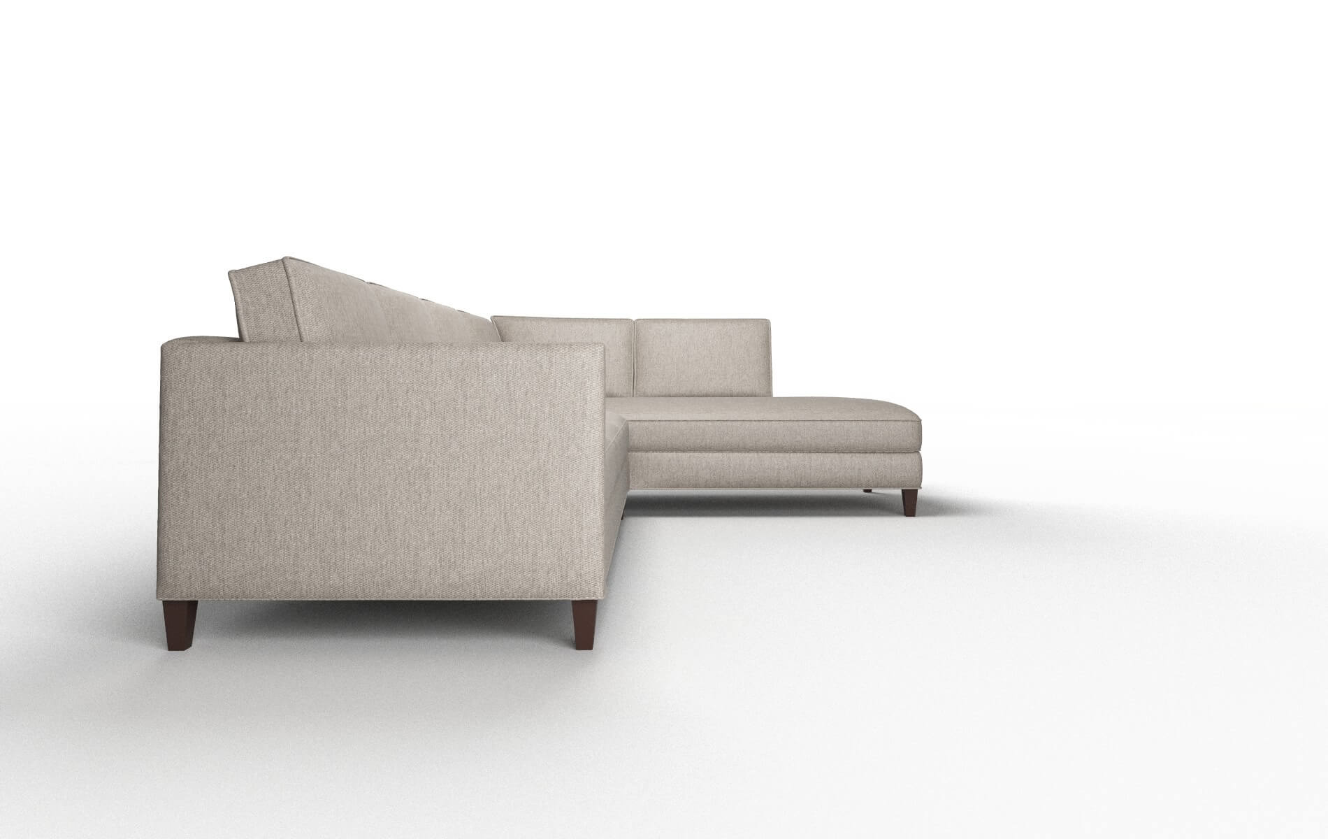 Alps Cosmo Taupe Panel espresso legs 3