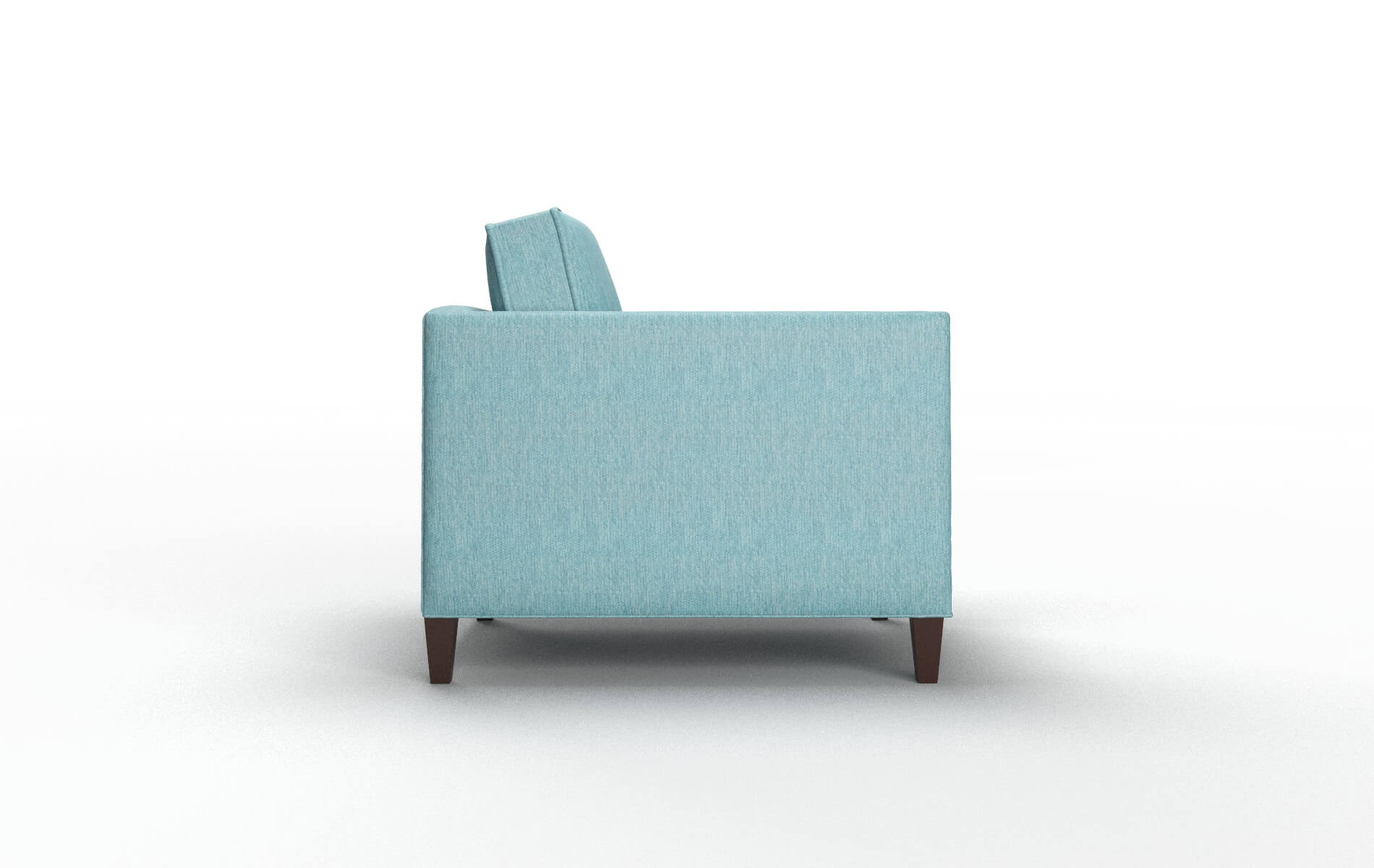 Alps Cosmo Turquoise Chair espresso legs 3