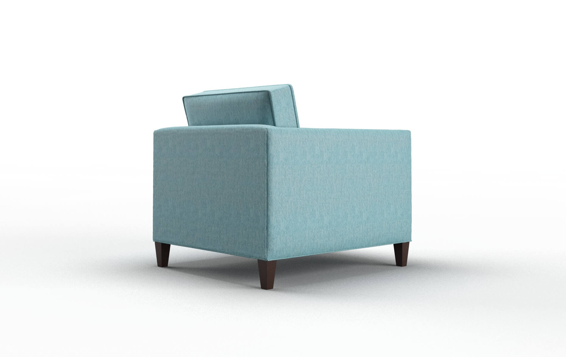 Alps Cosmo Turquoise Chair espresso legs 5
