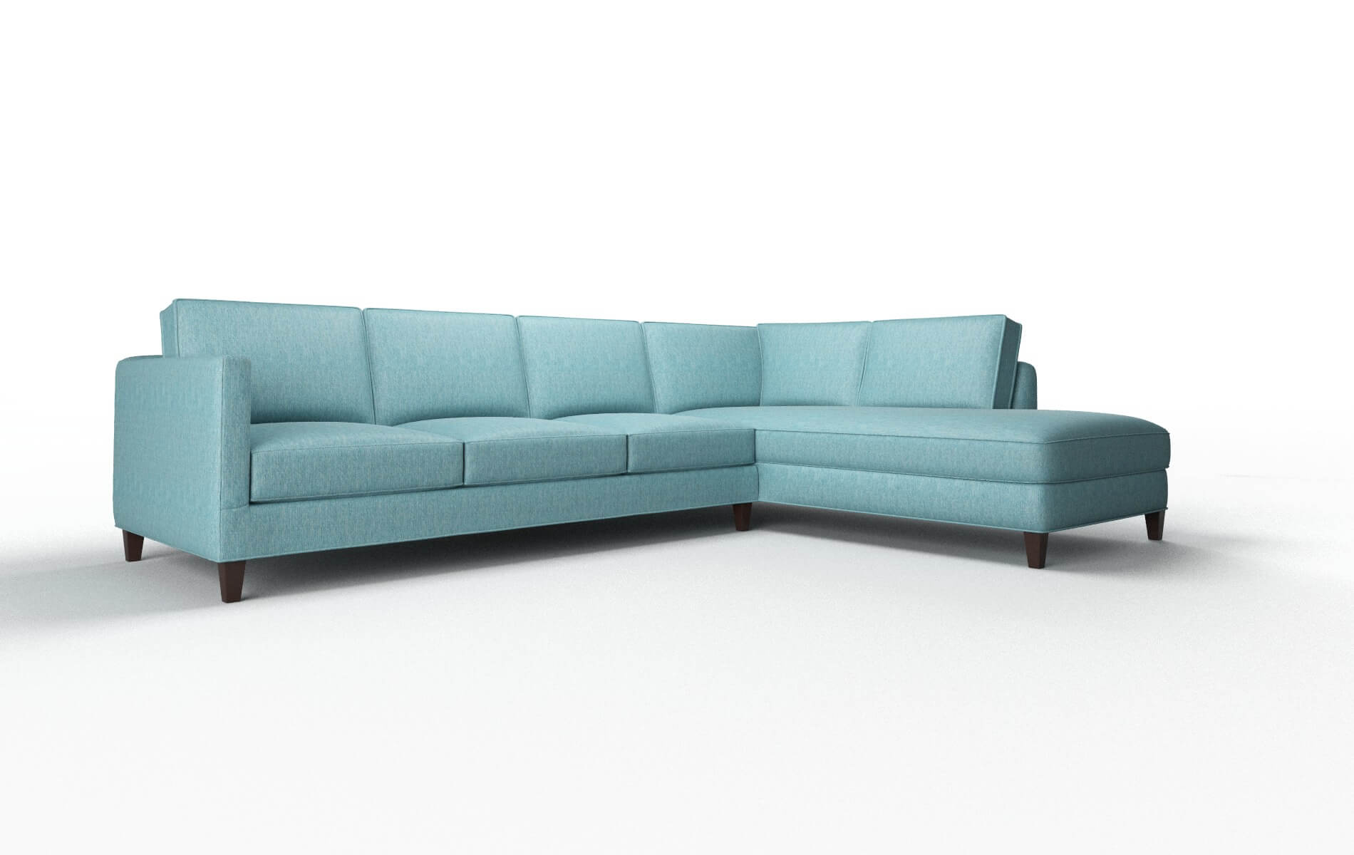 Alps Cosmo Turquoise Panel espresso legs 2