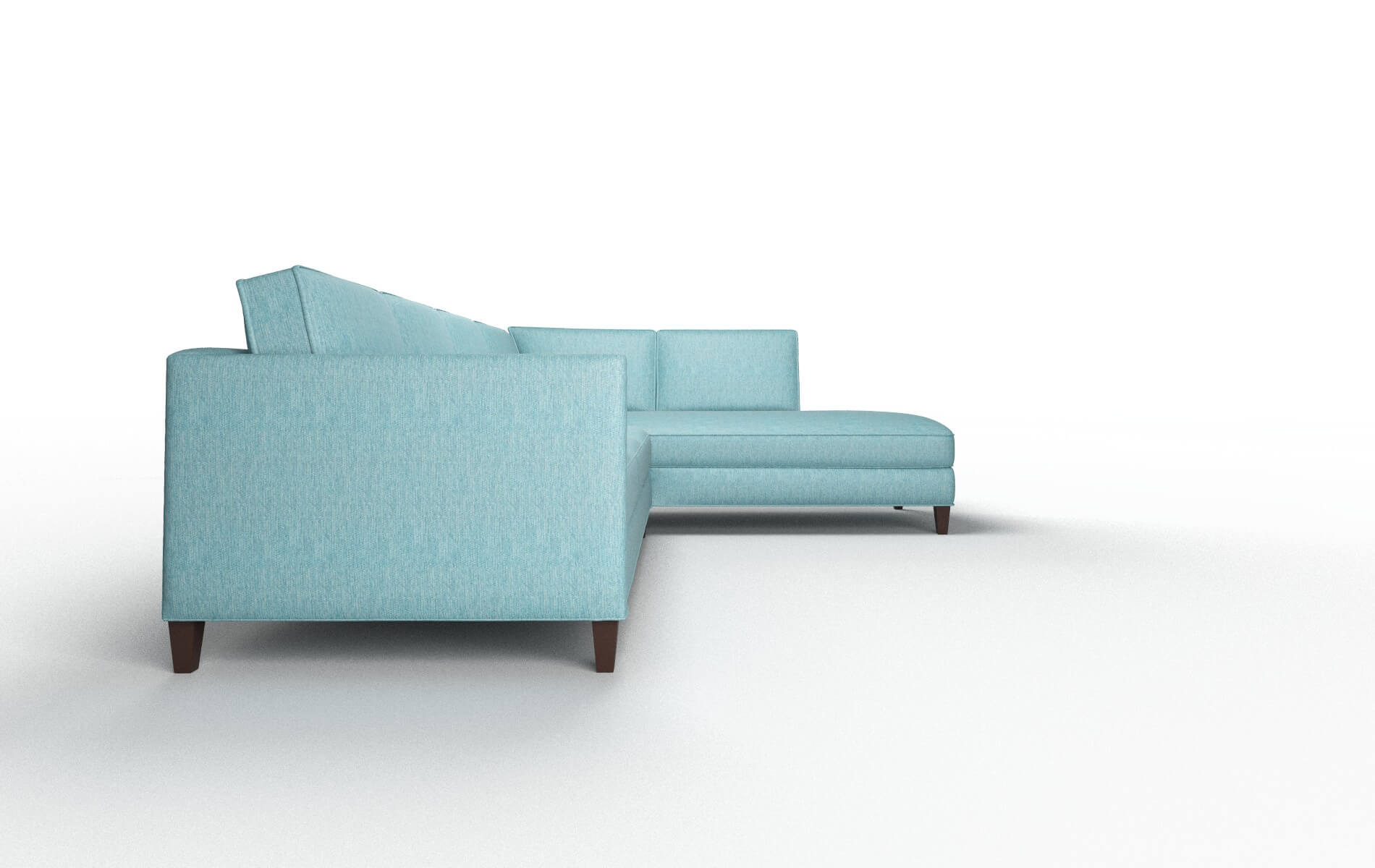 Alps Cosmo Turquoise Panel espresso legs 3