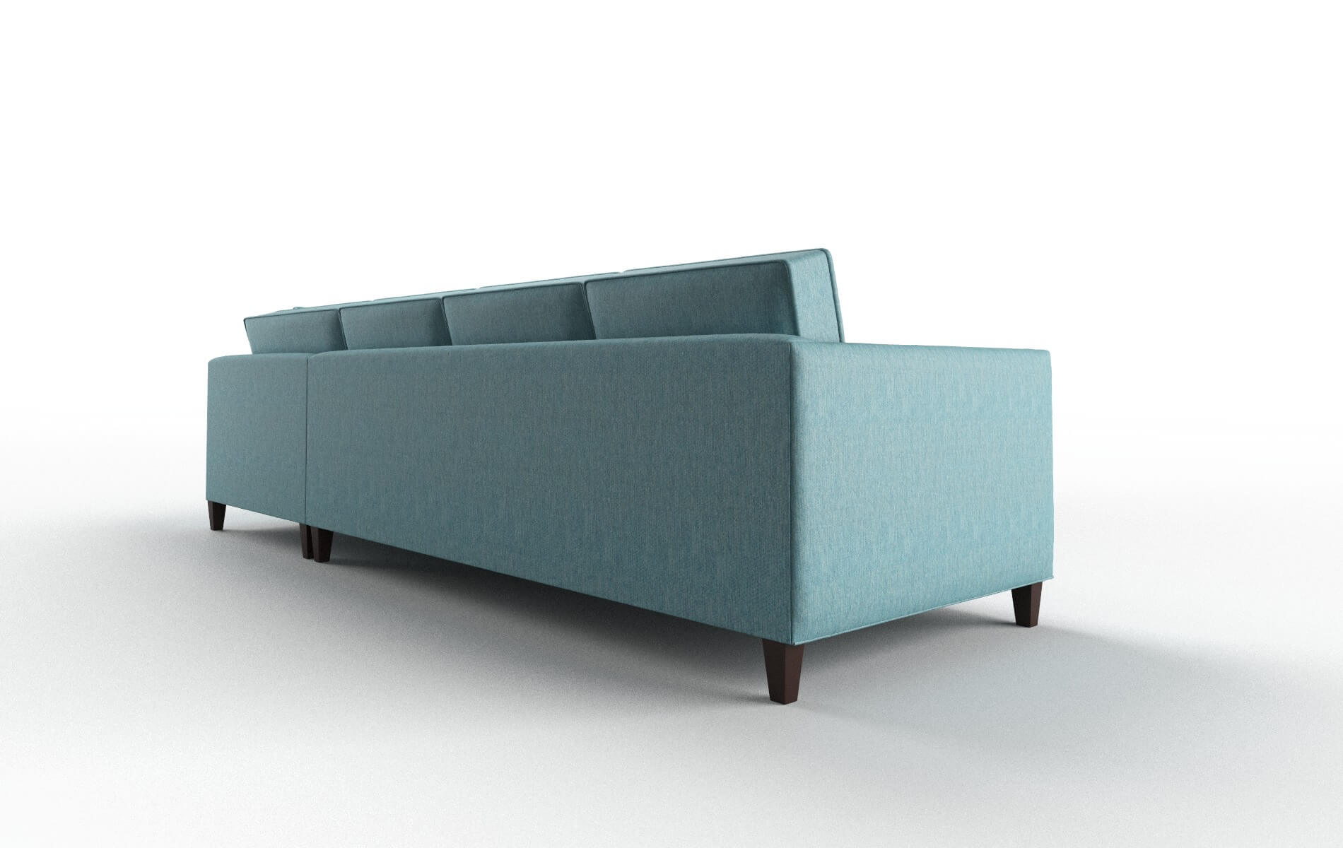 Alps Cosmo Turquoise Panel espresso legs 5