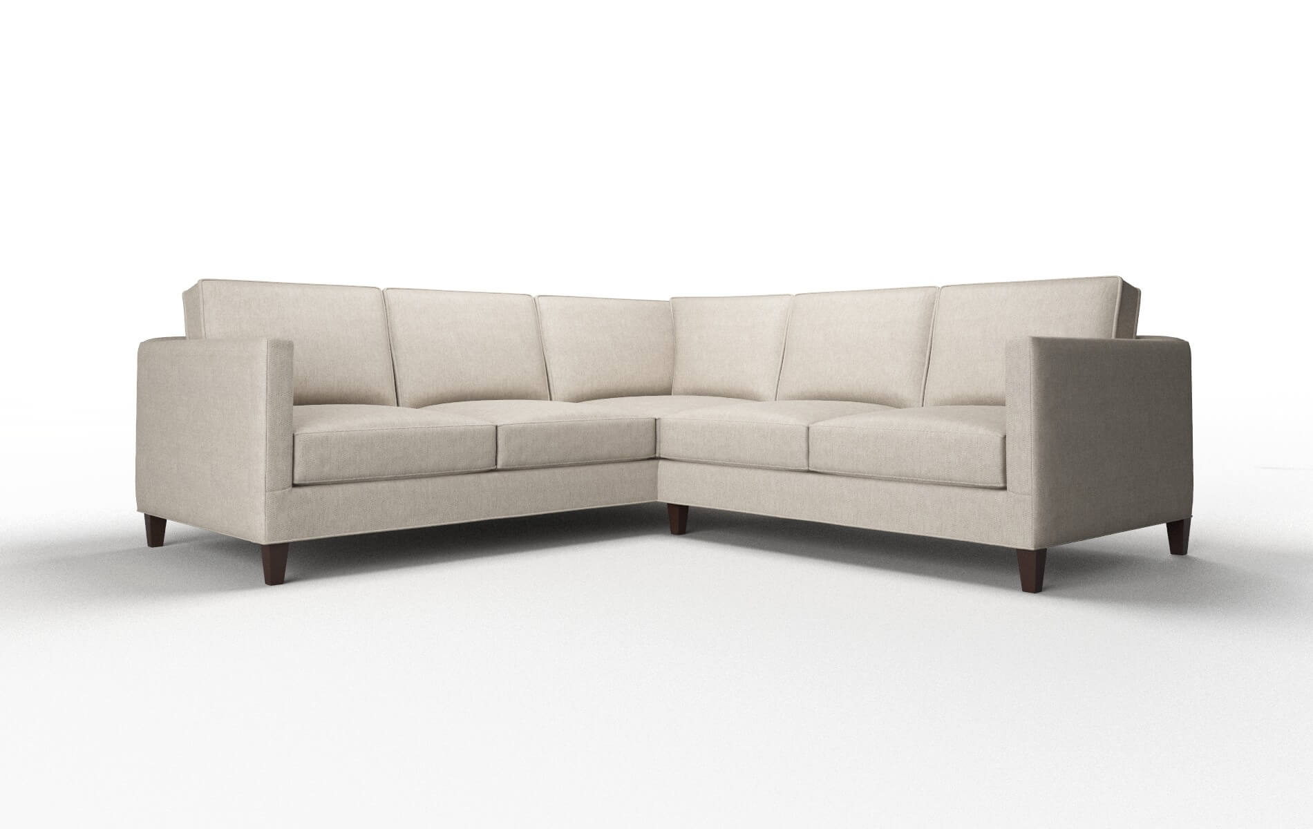 Alps Cosmo Vintage Sectional espresso legs 1