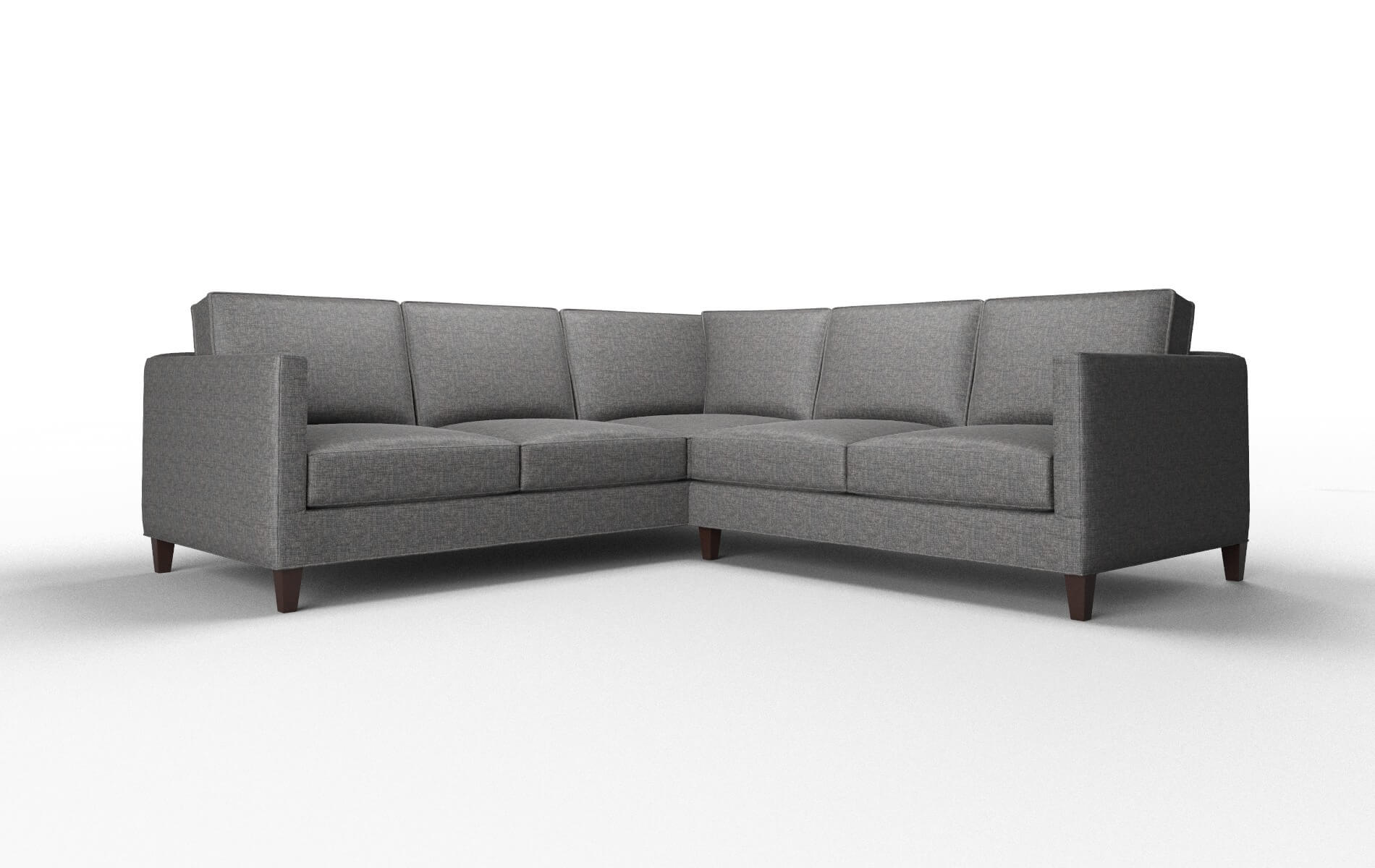 Alps Curious Pacific Sectional espresso legs