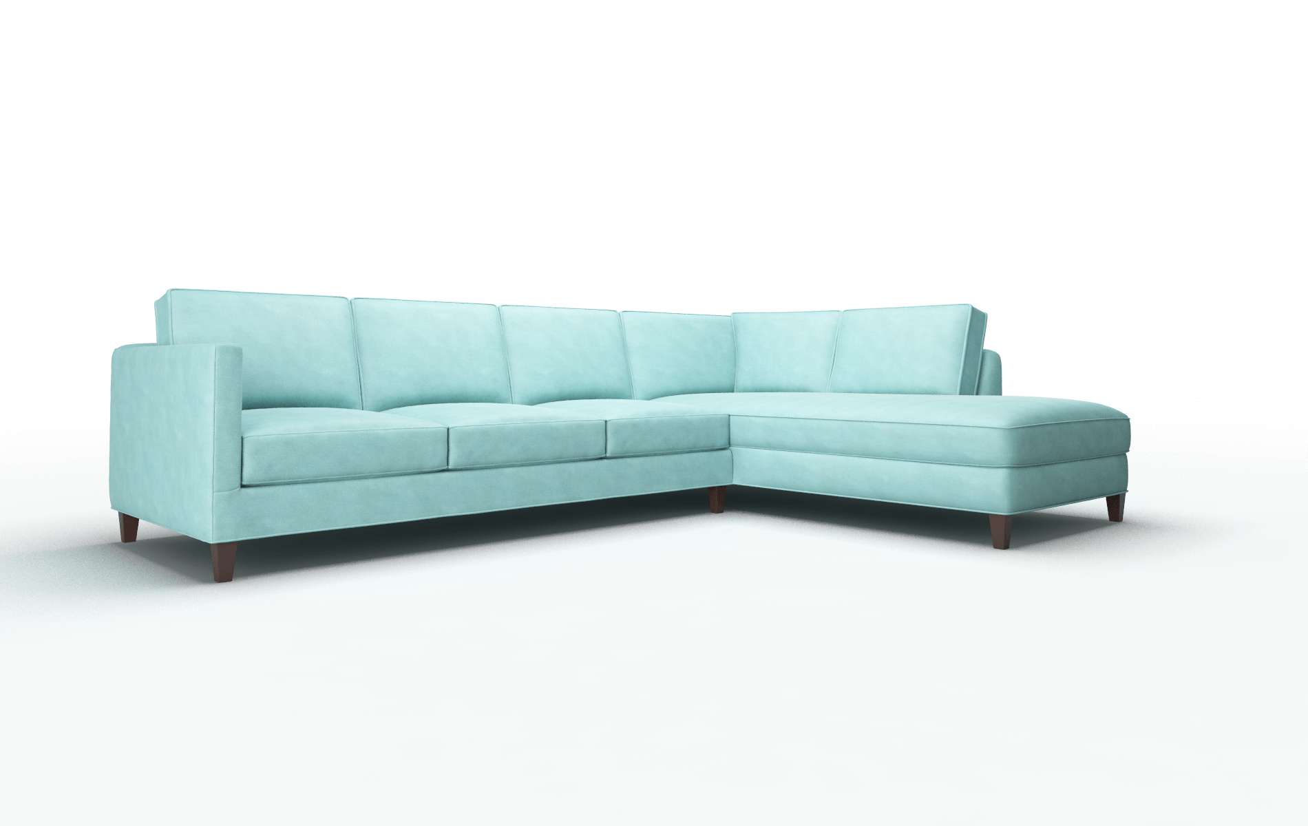 Alps Curious Turquoise Panel espresso legs 2