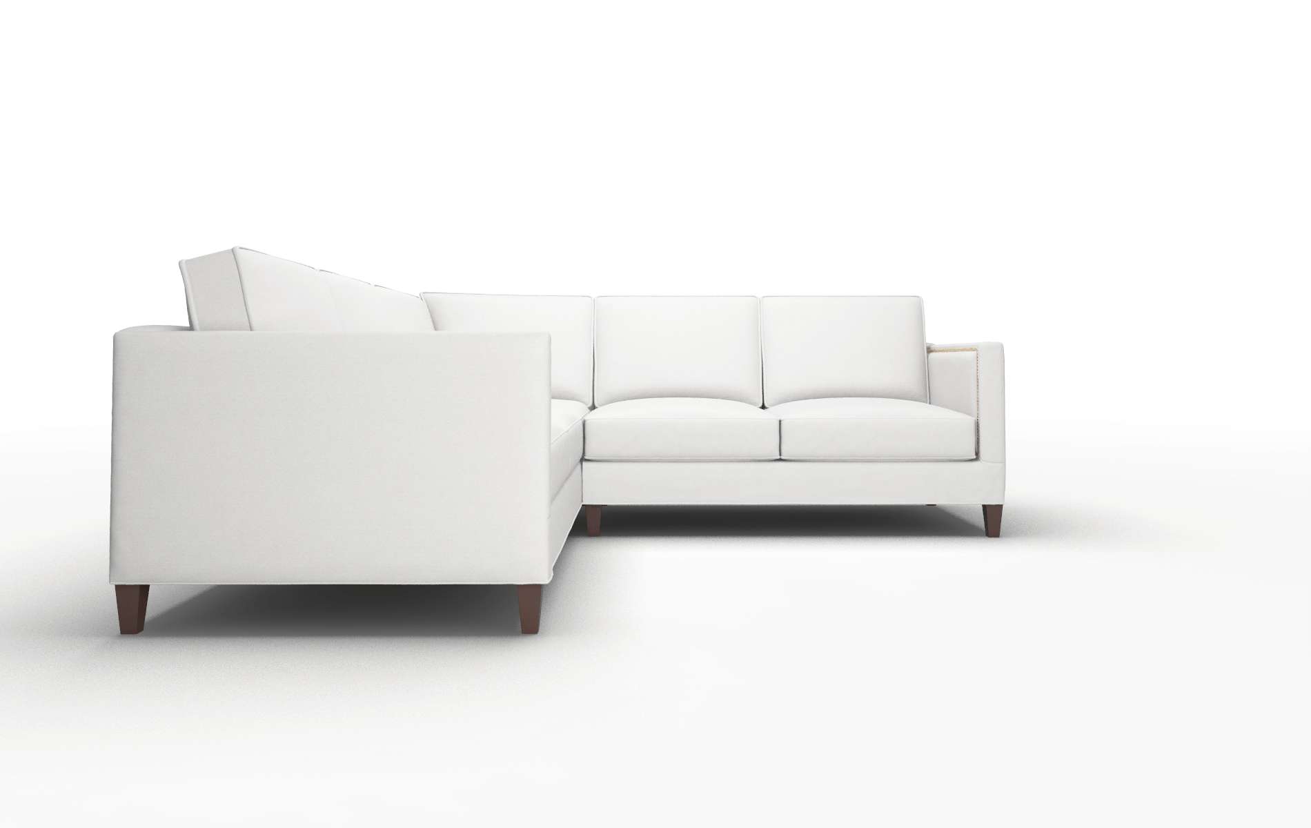 Alps Dawson Platinum Sectional espresso legs 2