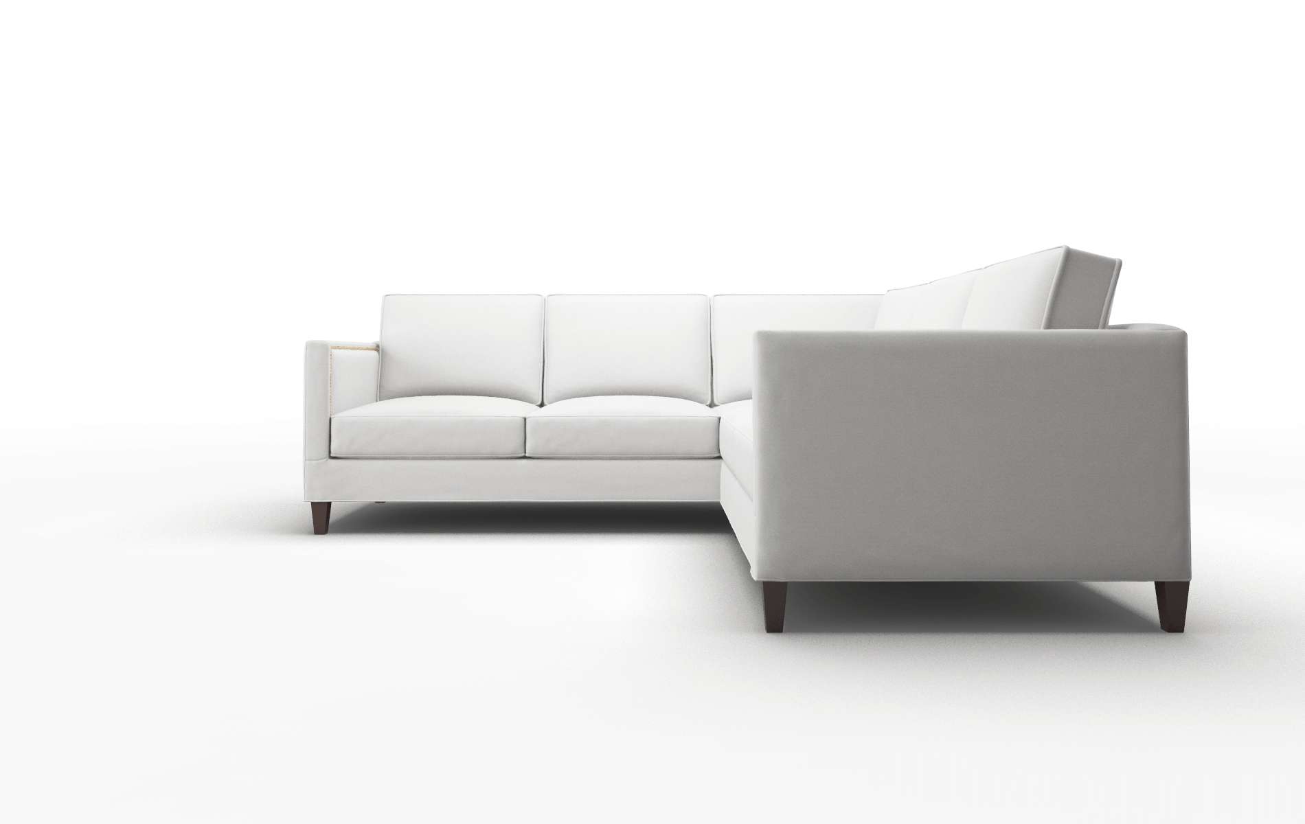 Alps Dawson Platinum Sectional espresso legs 5