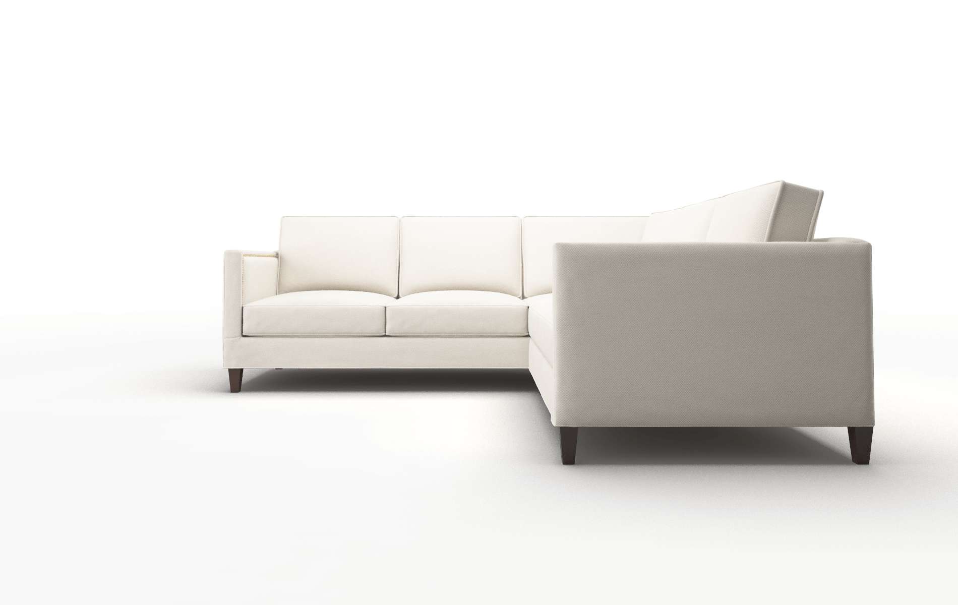 Alps Dawson Sand Sectional espresso legs 5
