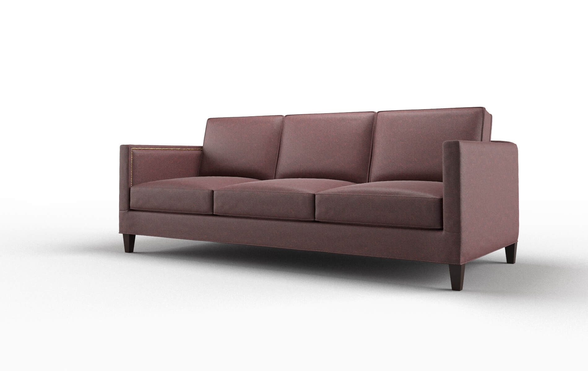 Alps Derby Berry Sofa espresso legs 4