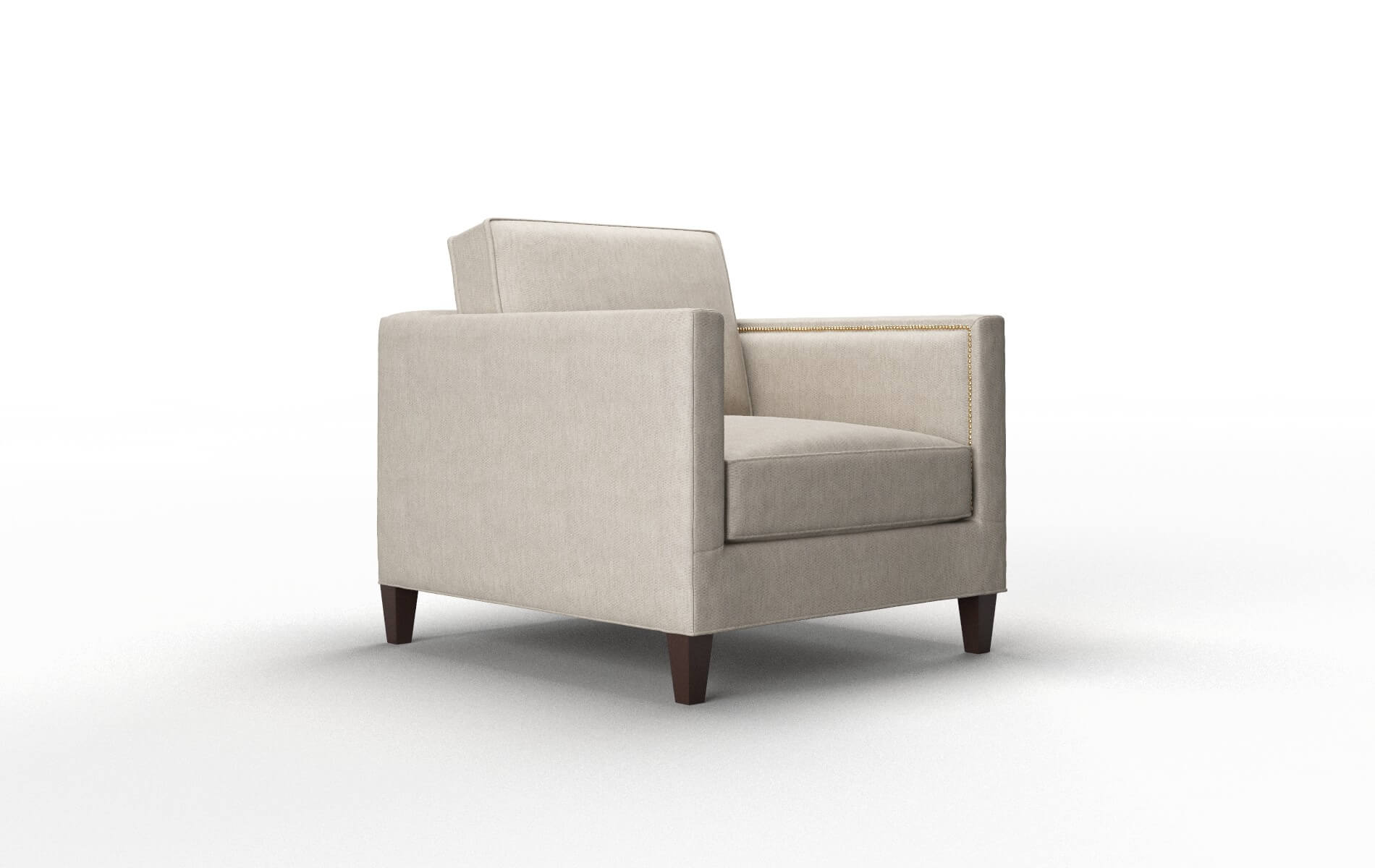 Alps Derby Linen Chair espresso legs 2