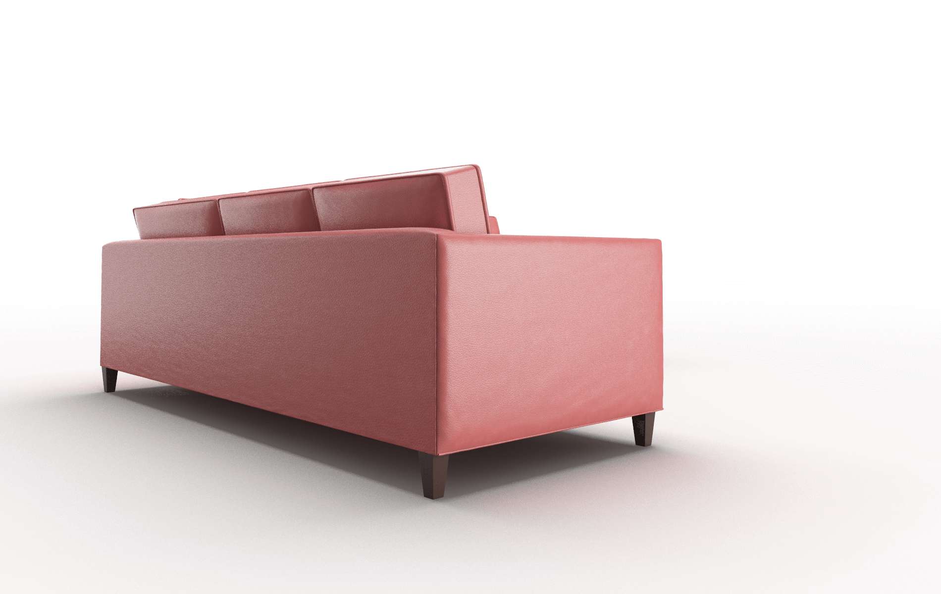 Alps Dillion Cordovan Sectional espresso legs 3