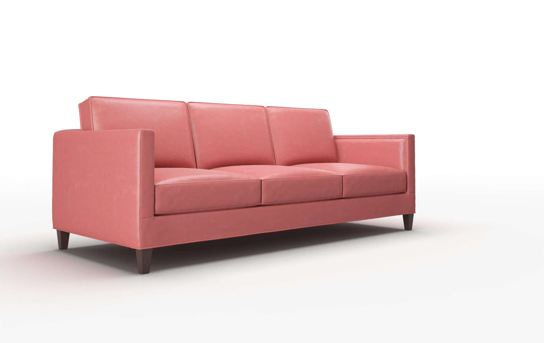 Alps Dillion Cordovan Sofa espresso legs 2