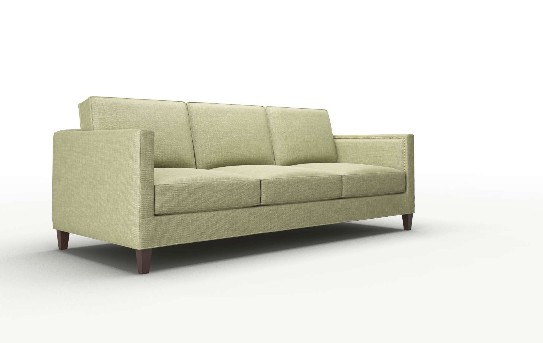 Alps Durham Lime Sofa espresso legs 2